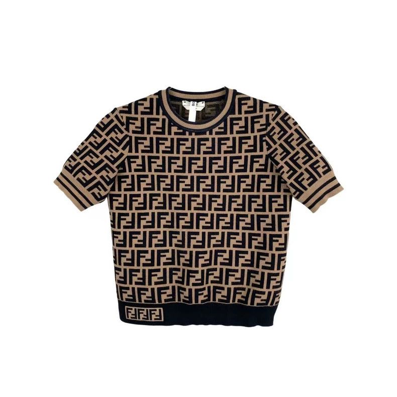Fendi Fendi size 36 Old flower-printed short-sleeved top Size US XXS / EU 40 - 1 Thumbnail