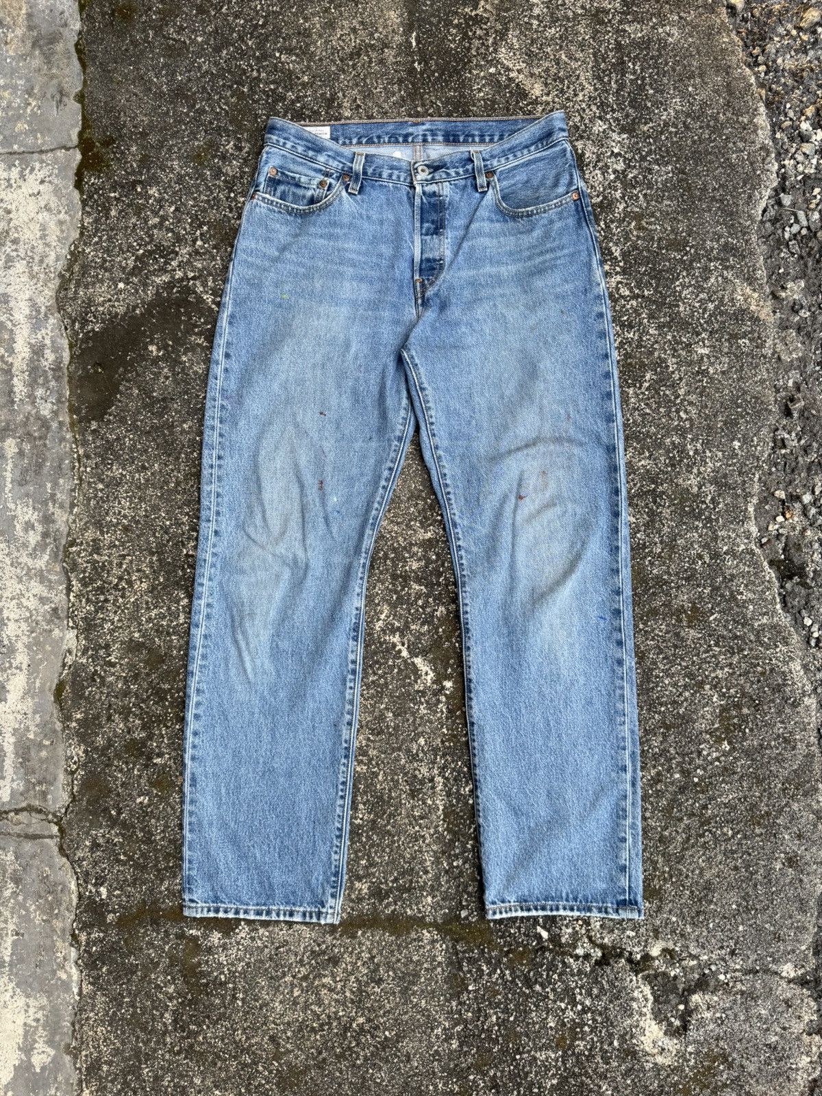 Levi's × Vintage Levis 501 Big E 4 button denim jeans Size US 32 / EU 48 - 1 Thumbnail