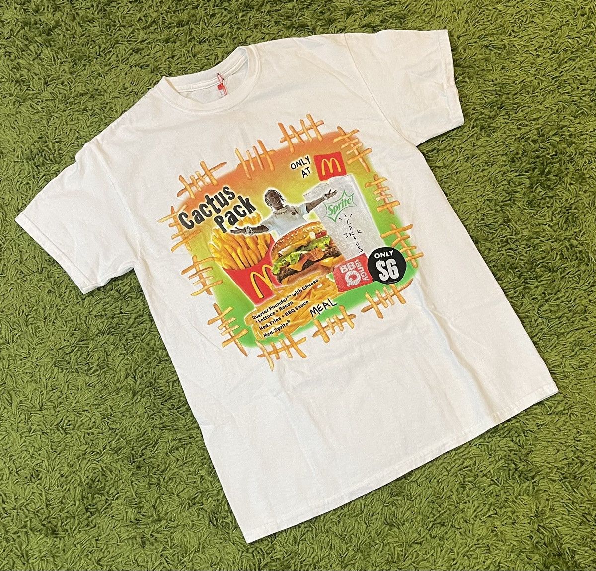 Travis Scott Travis Scott Cactus Pack McDonald’s Tee Size Small Size US S / EU 44-46 / 1 - 1 Thumbnail