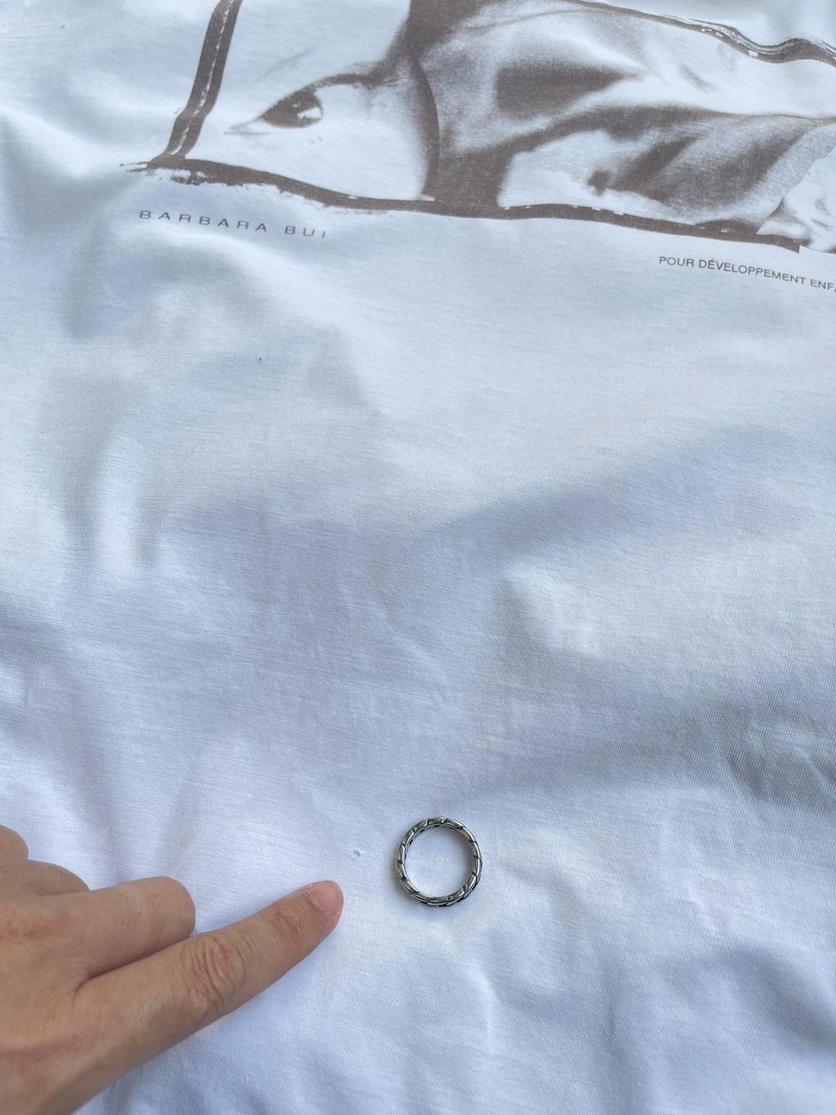 Designer Vintage BARBARA BUI POUR DÉVELOPPEMENT ENFANCE DU MONDE Tees Size US L / EU 52-54 / 3 - 8 Thumbnail
