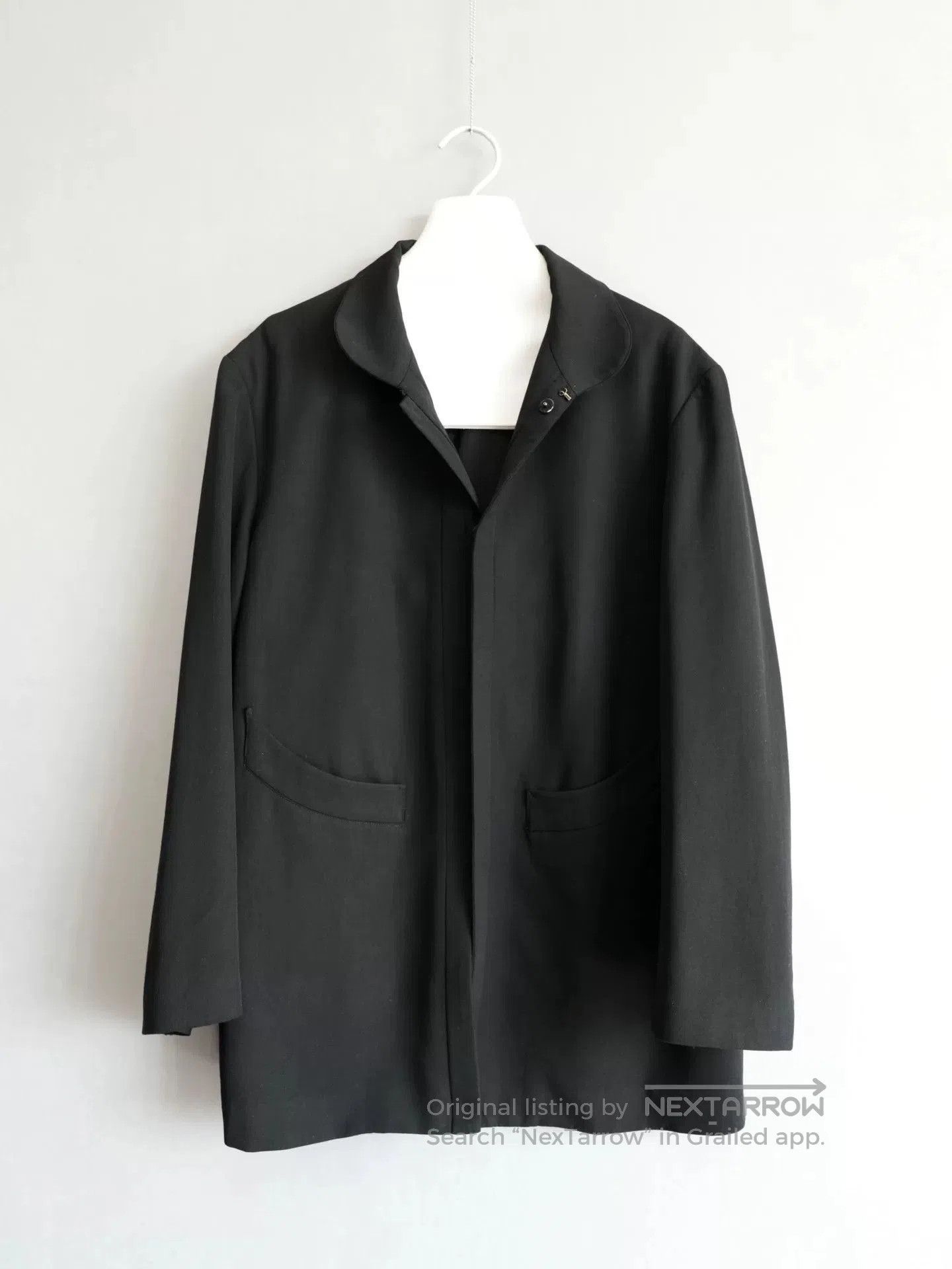 Yohji Yamamoto yohji yamamoto black wool jacket. Size US S / EU 44-46 / 1 - 2 Thumbnail