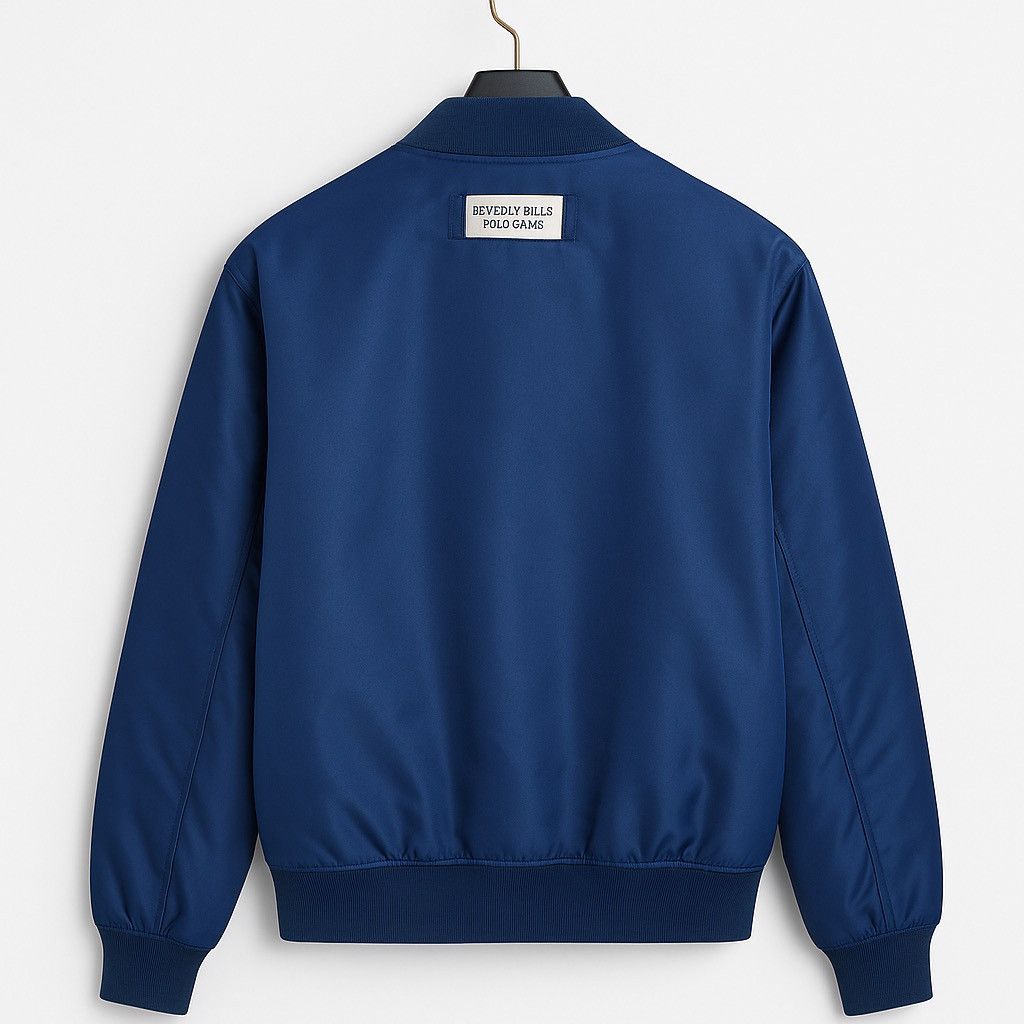 Beverly Hills Polo Club Vintage Beverly Hills Polo Club Satin Bomber Jacket – Navy Size US L / EU 52-54 / 3 - 2 Thumbnail