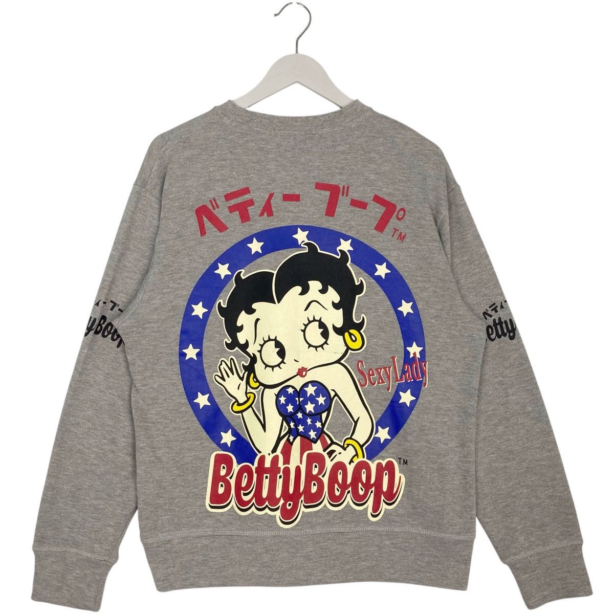 Vintage Vintage Betty Boop Sweatshirt Crewneck Light Grey Size M Size M / US 6-8 / IT 42-44 - 5 Thumbnail