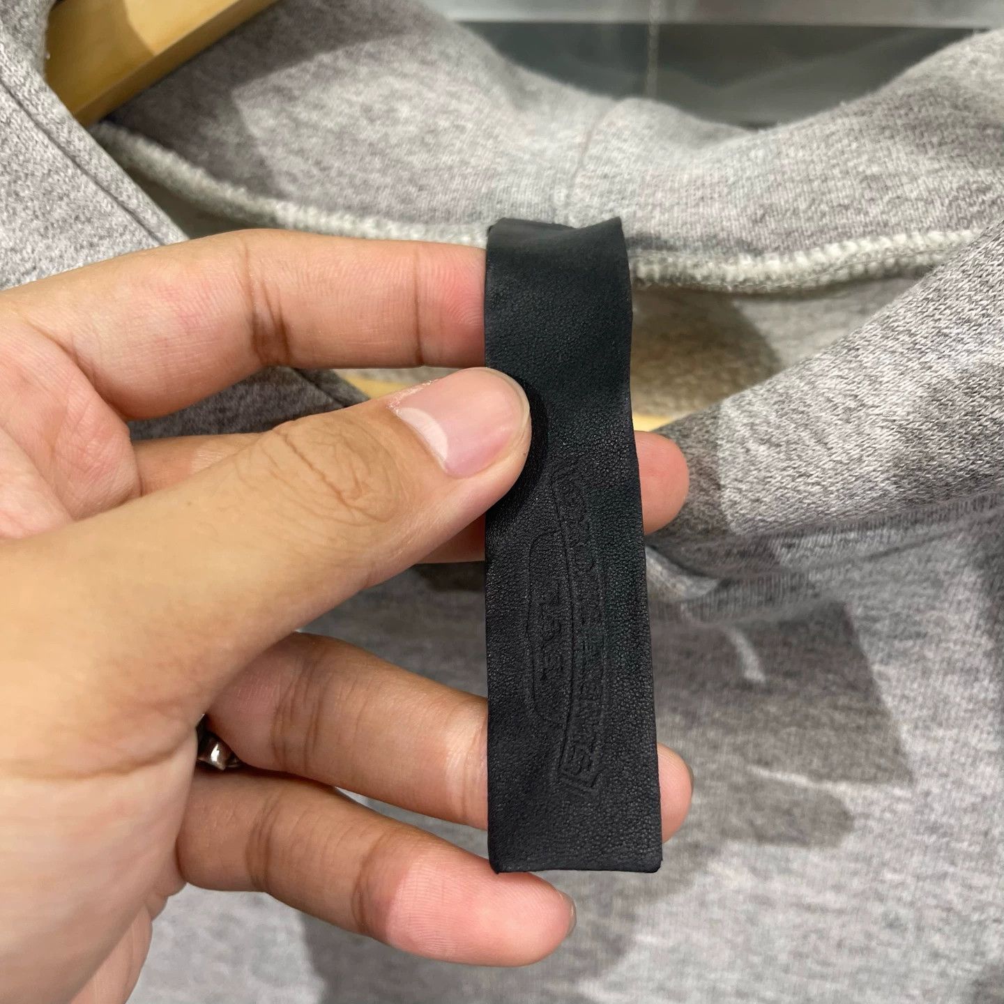 Chrome Hearts Chrome Hearts Gray Patch Cross Silver Buckle Hoodie S Size US S / EU 44-46 / 1 - 3 Thumbnail