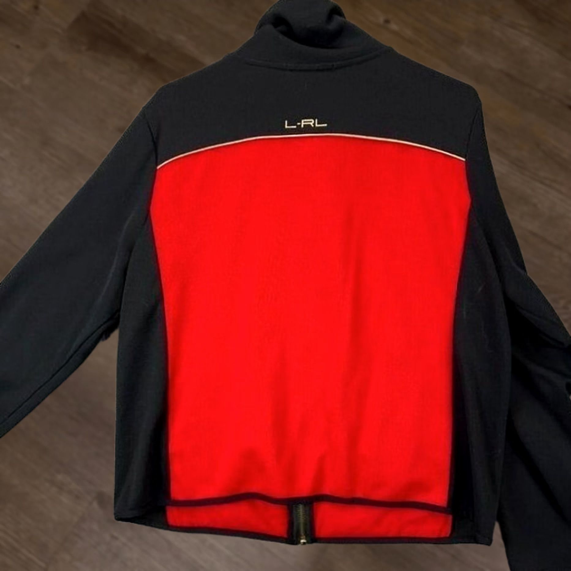 Ralph Lauren Ralph Lauren L-RL Lauren Active Jacket Womens XL Black Red Full Zip Performance Jacket Size XL / US 12-14 / IT 48-50 - 1 Thumbnail