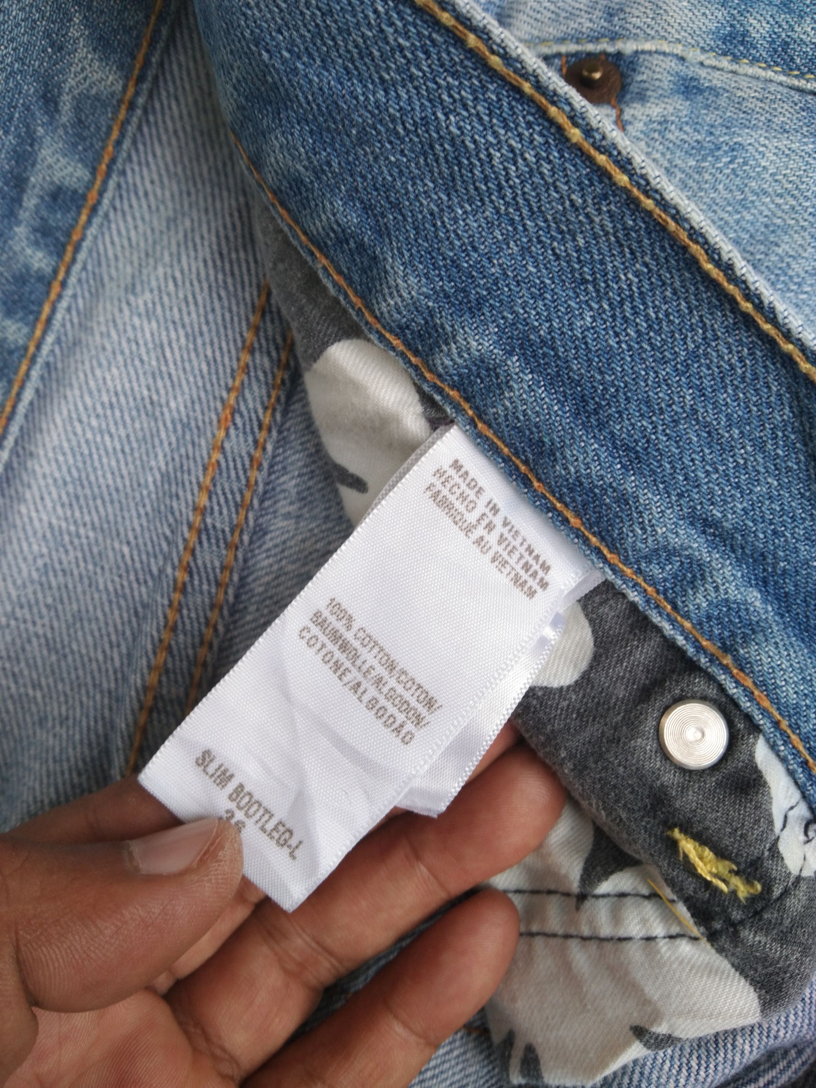 Japanese Brand × Jean × Vintage Vintage Distressed Flared Lucky Brand Boot Cut Jeans 36x34 Size US 36 / EU 52 - 7 Thumbnail