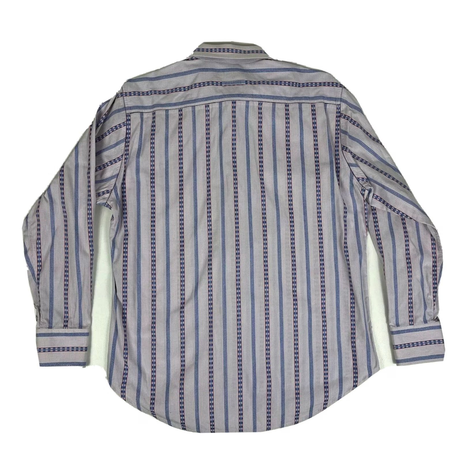 Robert Graham Robert Graham Men’s Button-Up Shirt Striped Sz L Multicolor 100% Cotton Casual Dress Shirt Mens Size US L / EU 52-54 / 3 - 3 Thumbnail