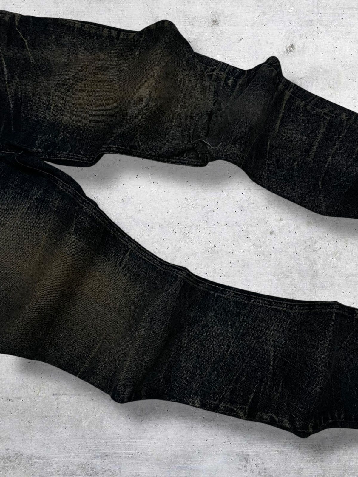 semanticdesign VINTAG SEMANTIC DESIGN OG JAPAN DESIGNER MUDWASH PUNK DENIM Size US 34 / EU 50 - 6 Thumbnail
