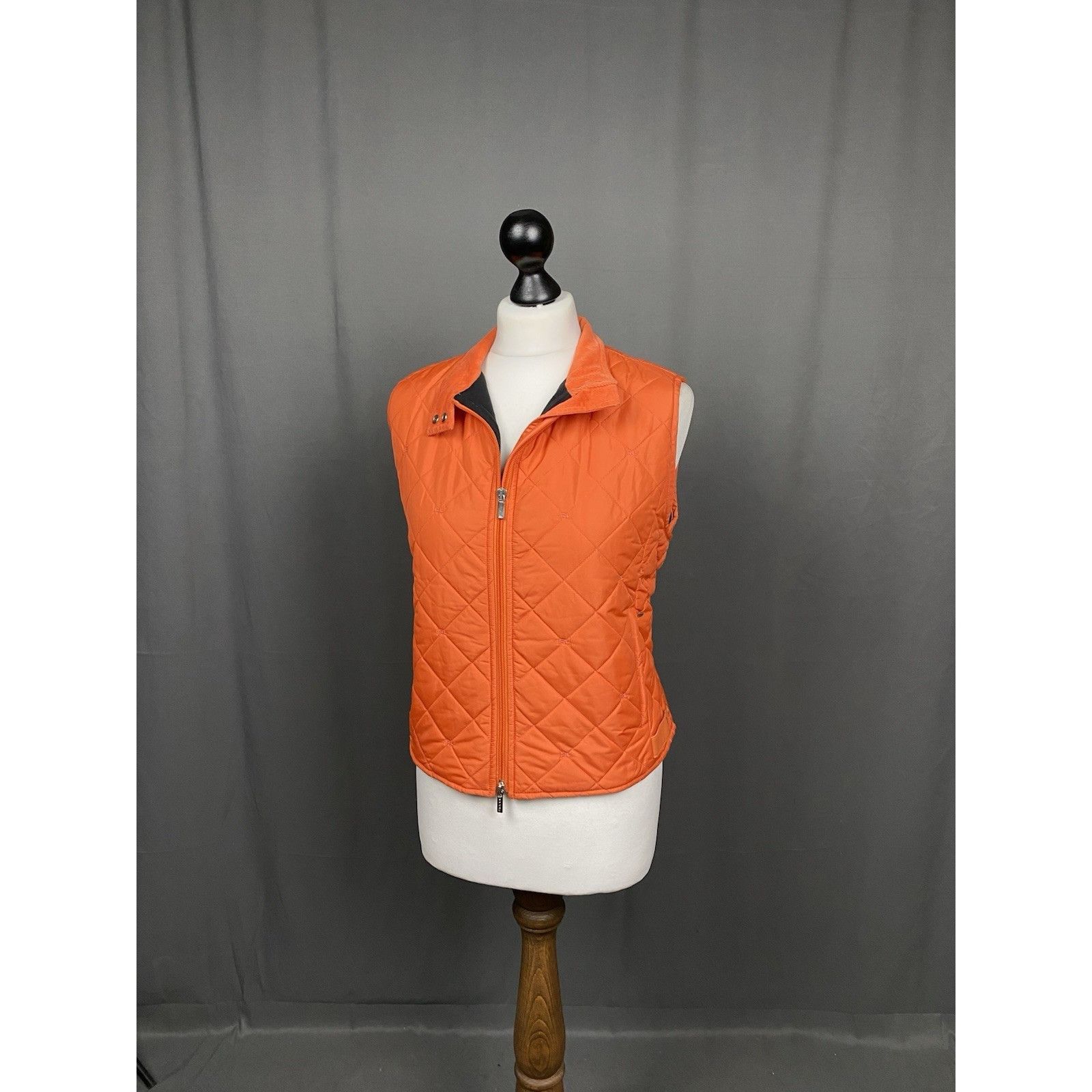Ralph Lauren Sport Ralph Lauren Sport Women's Orange Quilted Vest Size L Size L / US 10 / IT 46 - 5 Thumbnail