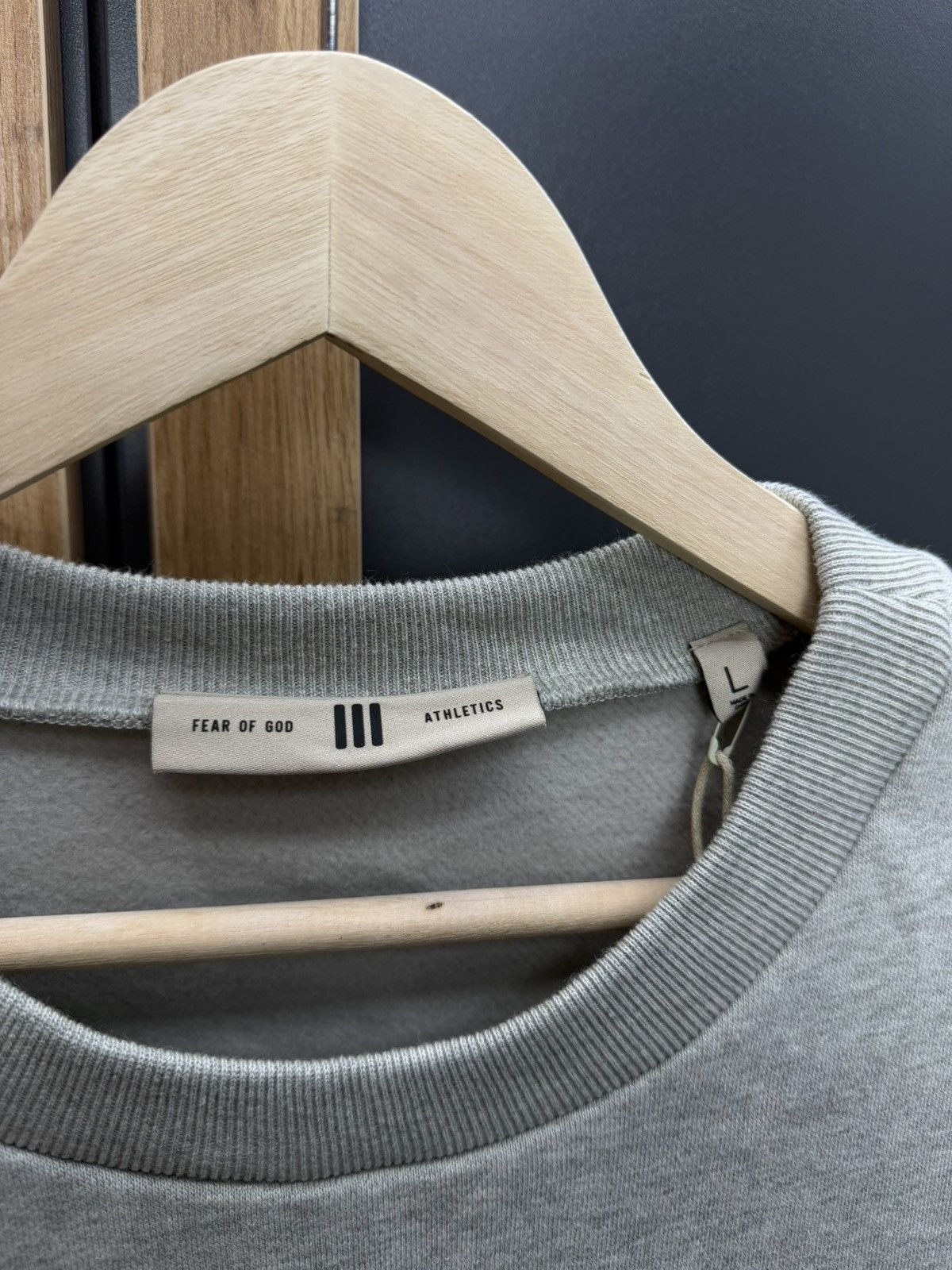 Fear of God Adidas Fear of God Athletics Heavy Fleece Crewneck Size L Size US L / EU 52-54 / 3 - 5 Thumbnail