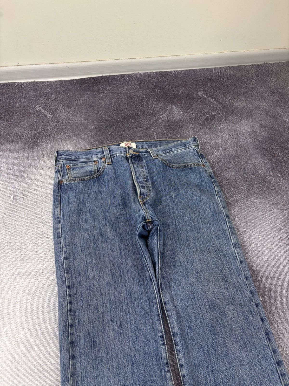 Levi's Vintage Levi’s 501 Men’s Blue USA Hype Denim Jeans Size US 34 / EU 50 - 11 Thumbnail