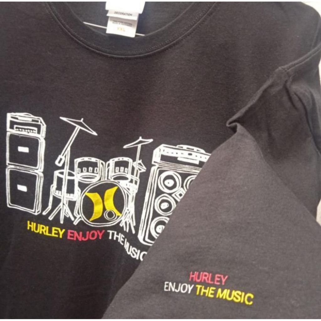 Hurley T-shirt Hurley enjoy the music vintage Size US L / EU 52-54 / 3 - 2 Thumbnail