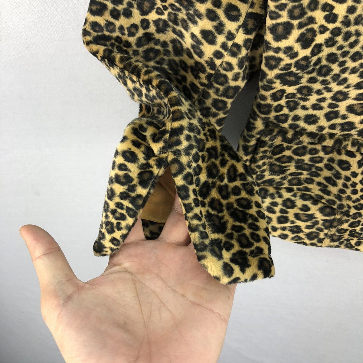 Hysteric Glamour 🇯🇵 Vintage Leopard Print Cropped Jacket Size XS / US 0-2 / IT 36-38 - 7 Thumbnail