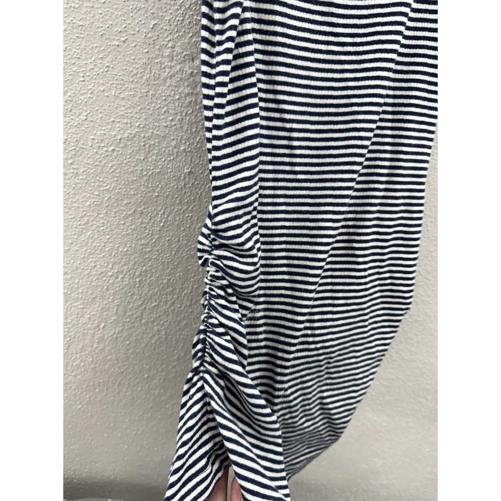 Old Navy Old Navy Maternity Tank Top Womens Blue White Stripped Size M Medium Sleeveless Cotton Spandex Knit Casual Easy Care Regular Pullover Scoop Neck Size M / US 6-8 / IT 42-44 - 3 Thumbnail