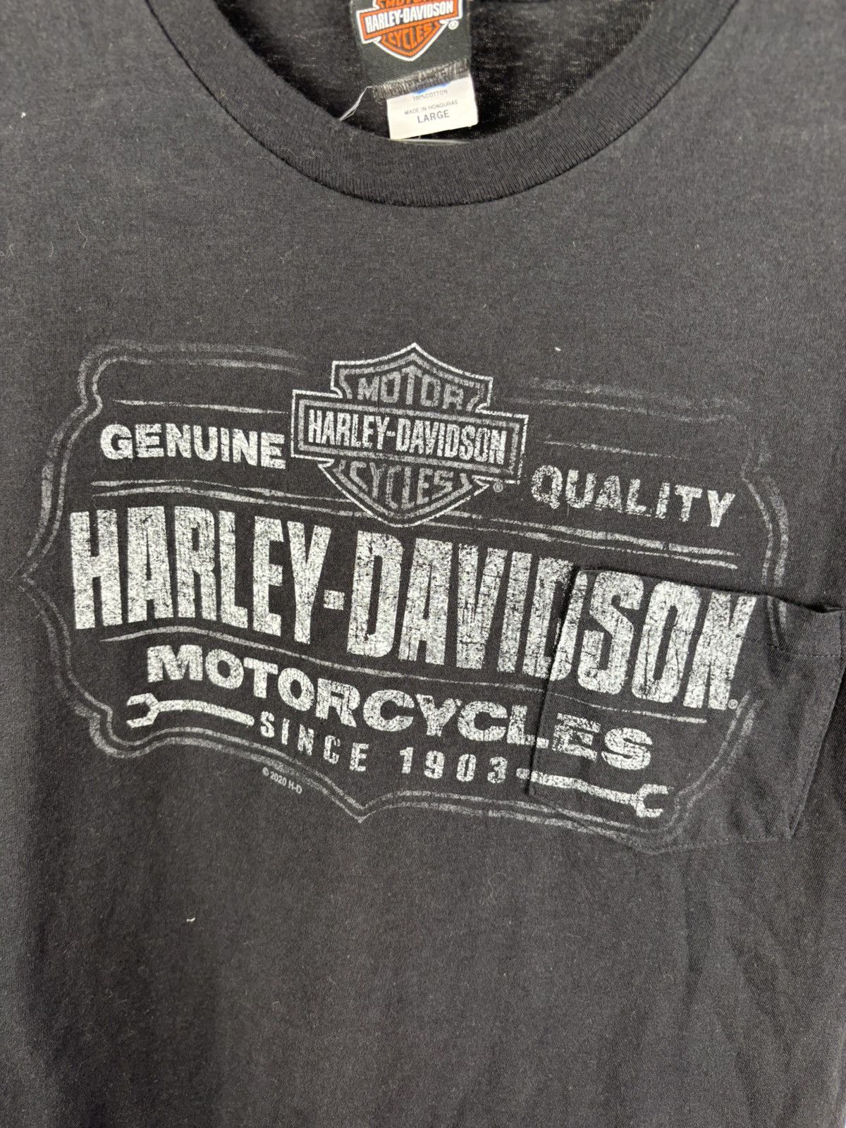 Other Harley Davidson big logo t shirt size L Size US L / EU 52-54 / 3 - 2 Thumbnail