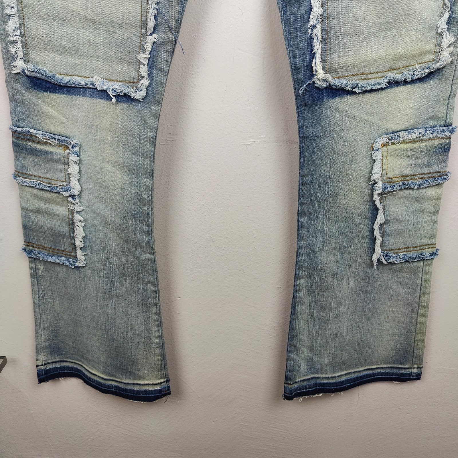 Other Golden Denim The Patchwork Mykonos Flared Jeans Mens 42 Size US 34 / EU 50 - 4 Thumbnail