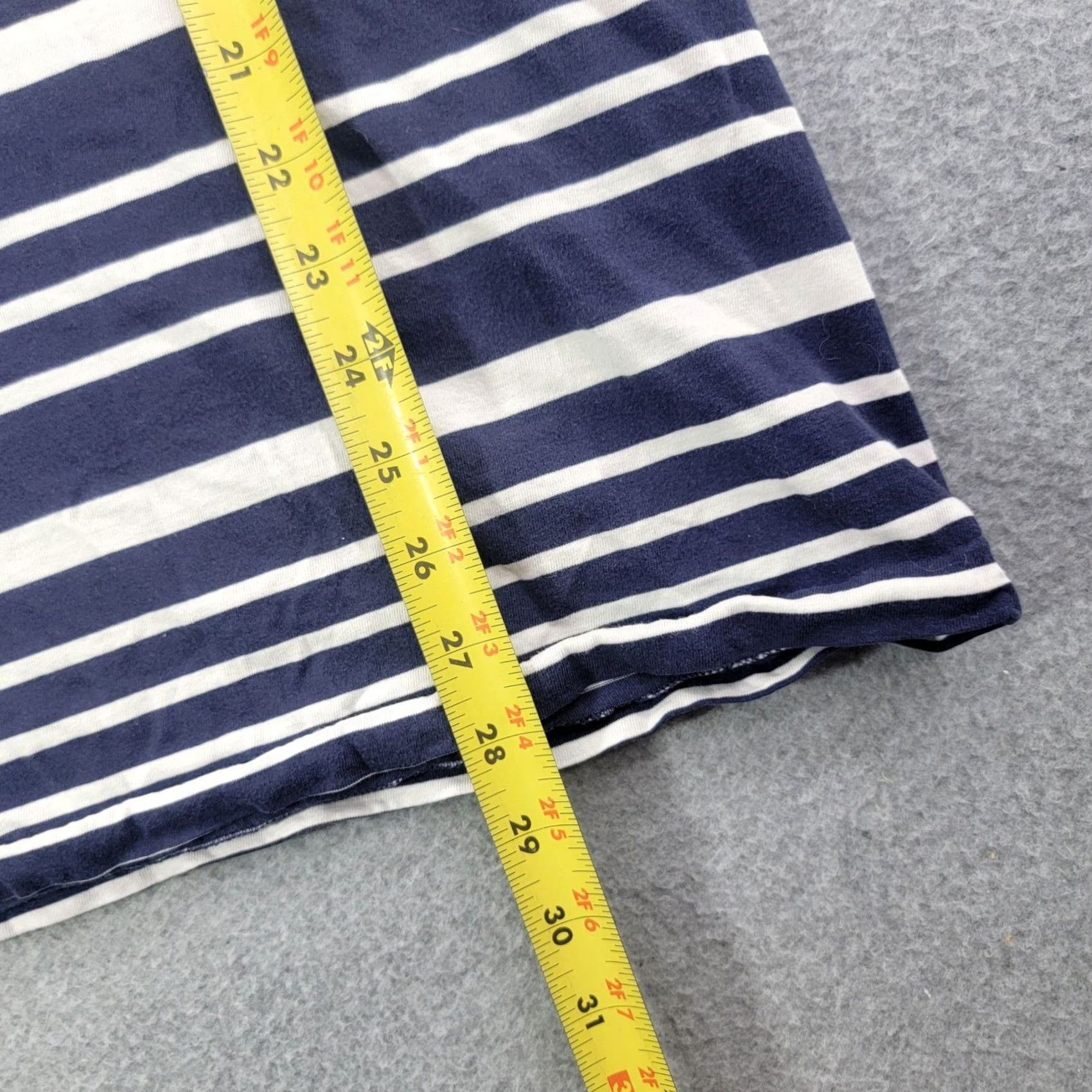 Polo Ralph Lauren Polo Ralph Lauren Mens XL Classic Fit Striped Pocket T-Shirt Navy Blue Pony Size US XL / EU 56 / 4 - 6 Thumbnail