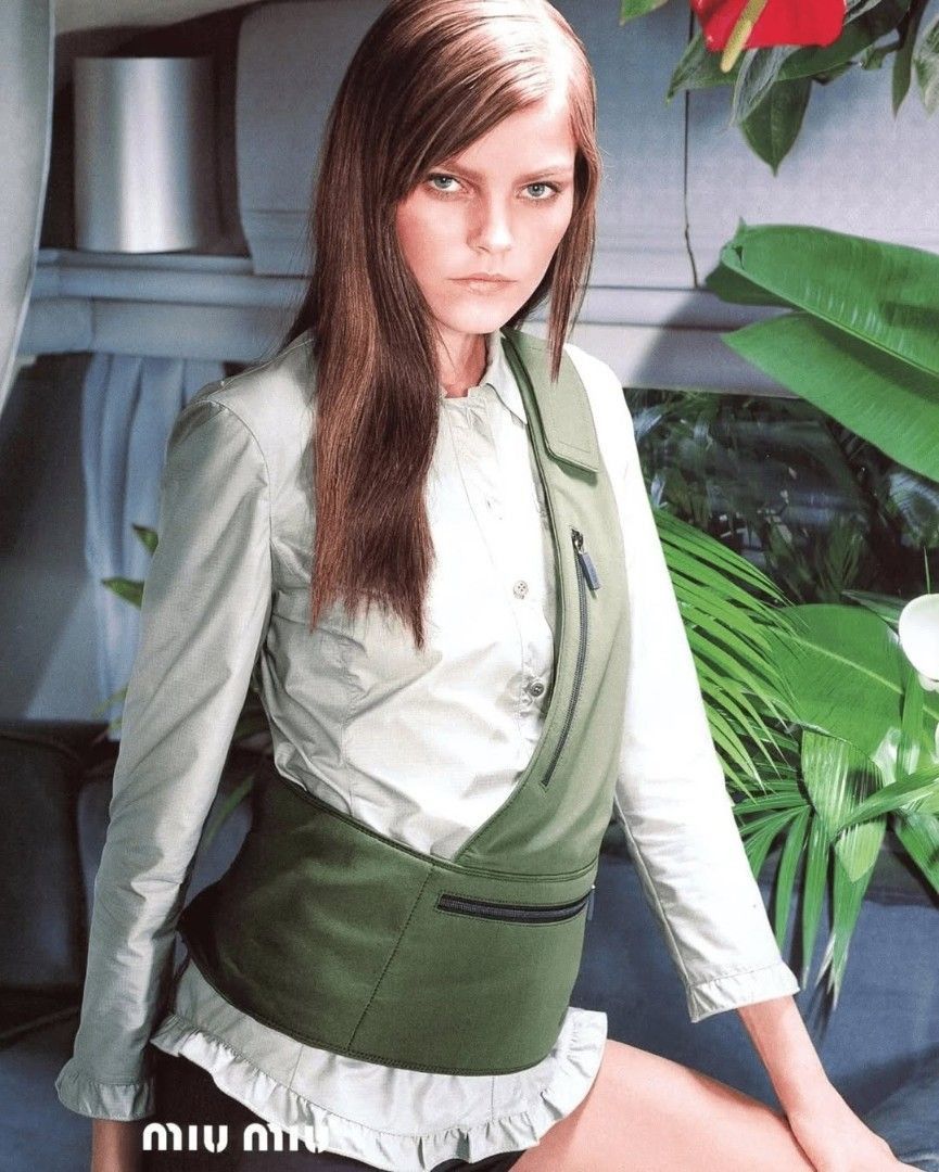 Miu Miu Spring 1999 Crossbody Bag with Cellphone Pouch