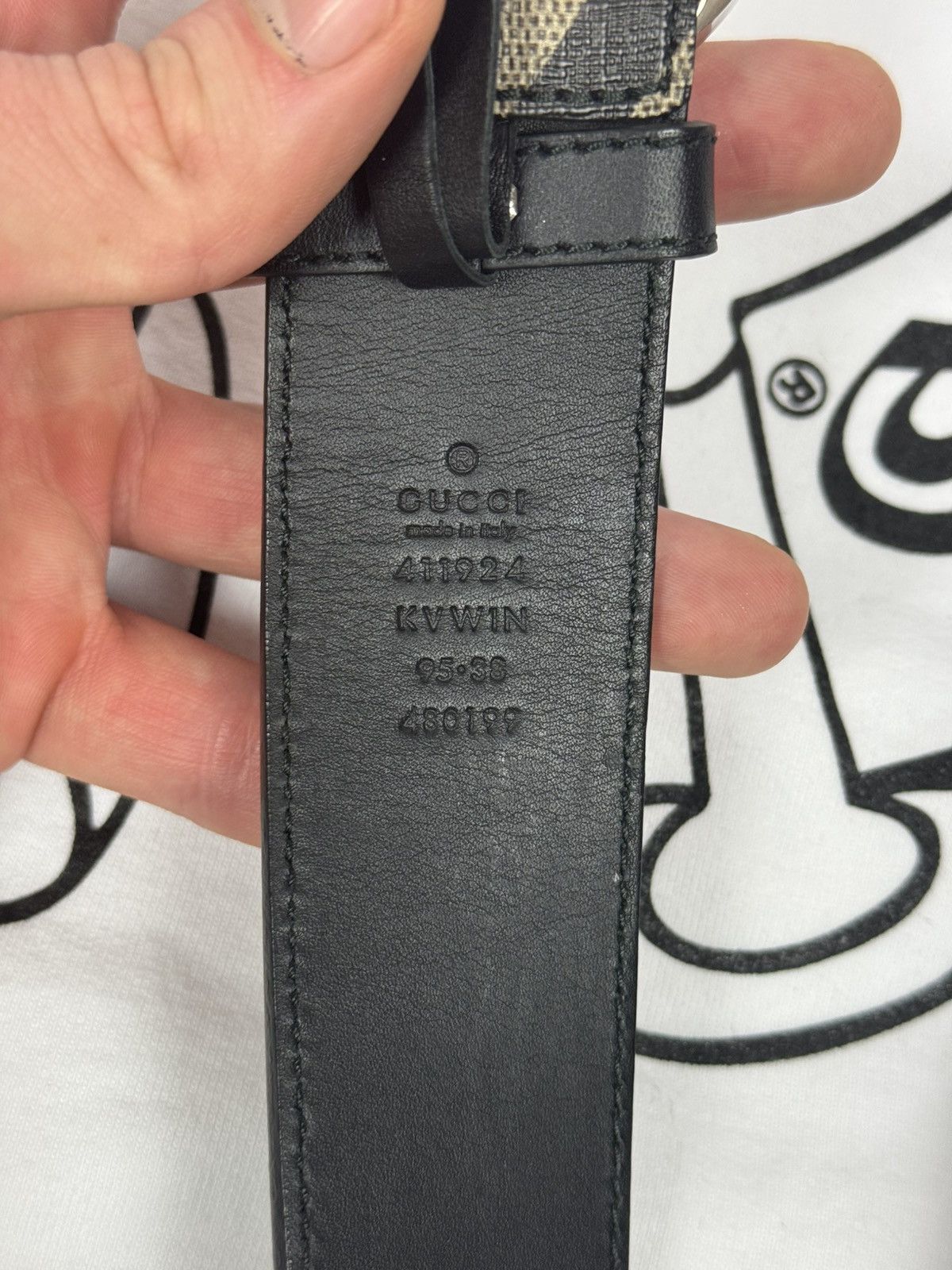 Designer × Gucci Gucci Belt Camo 32-34 Size 32 - 7 Thumbnail