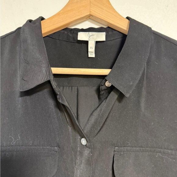 Joie Joie Sleeveless Black Button-Down Blouse XS Size XS / US 0-2 / IT 36-38 - 7 Thumbnail