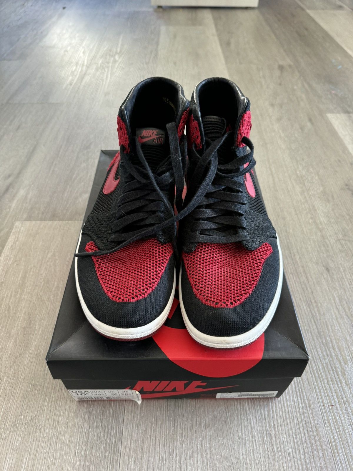 Jordan Brand × Nike Air Jordan 1 retro high fly knit Size US 10.5 / EU 43-44 - 5 Thumbnail