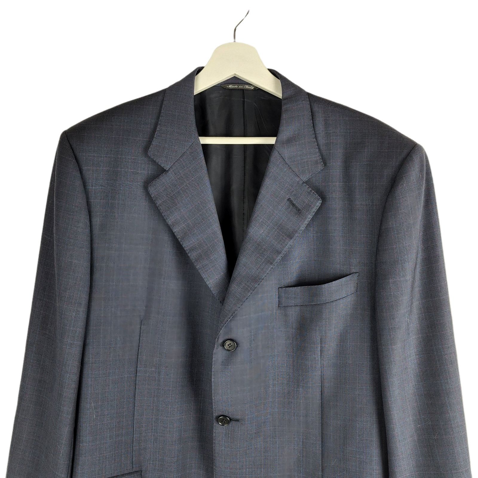 Canali Canali Super 120s Wool Three Button Pin Stripe Blazer 46R Size 46R - 2 Thumbnail