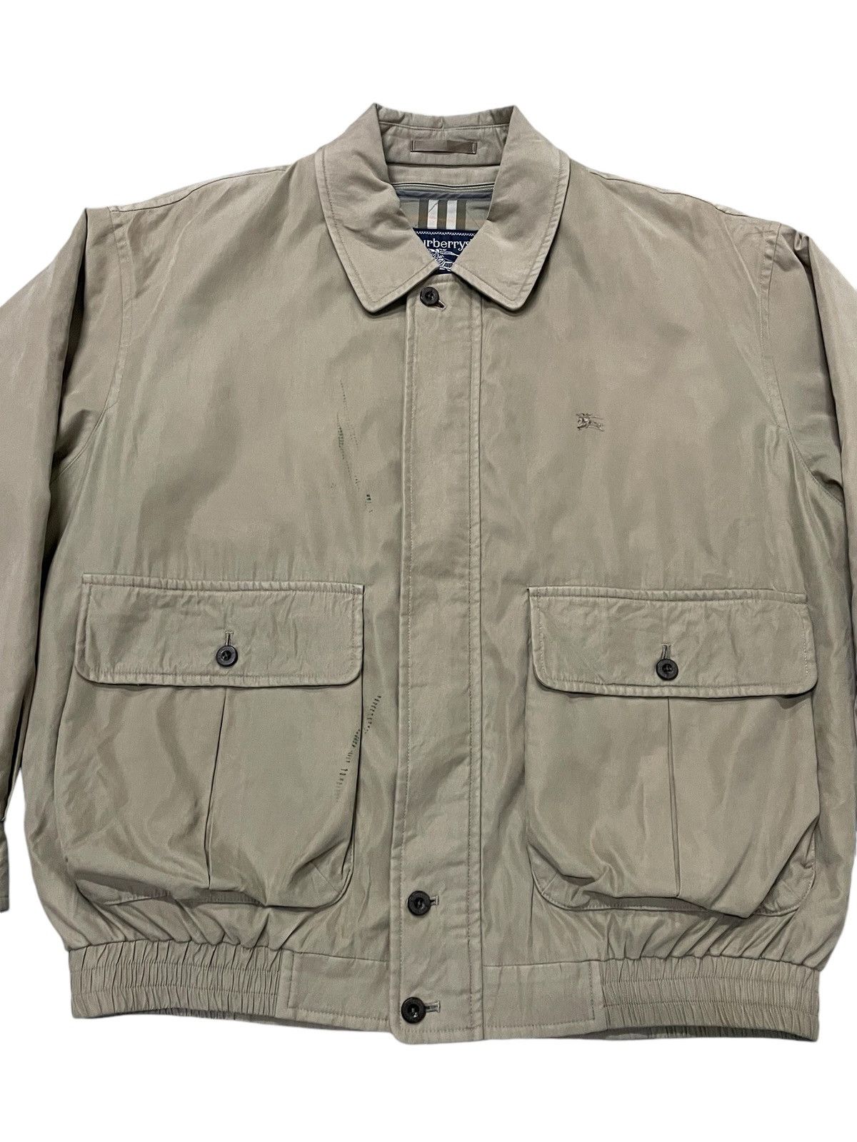 Burberry × Vintage Vintage Burberrys Nova Check Quilted Inside Blouson Jacket Size US L / EU 52-54 / 3 - 7 Thumbnail