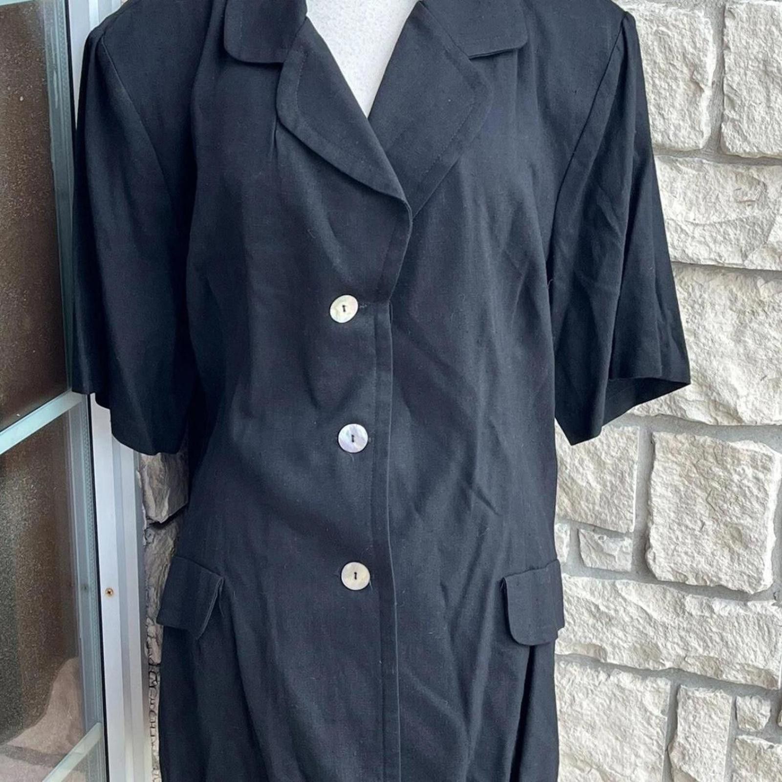 Other Kathryn Deene Women 16/xl Rayon linen mixUSA Vintage Size XXL / US 16-18 / IT 52-54 - 3 Thumbnail
