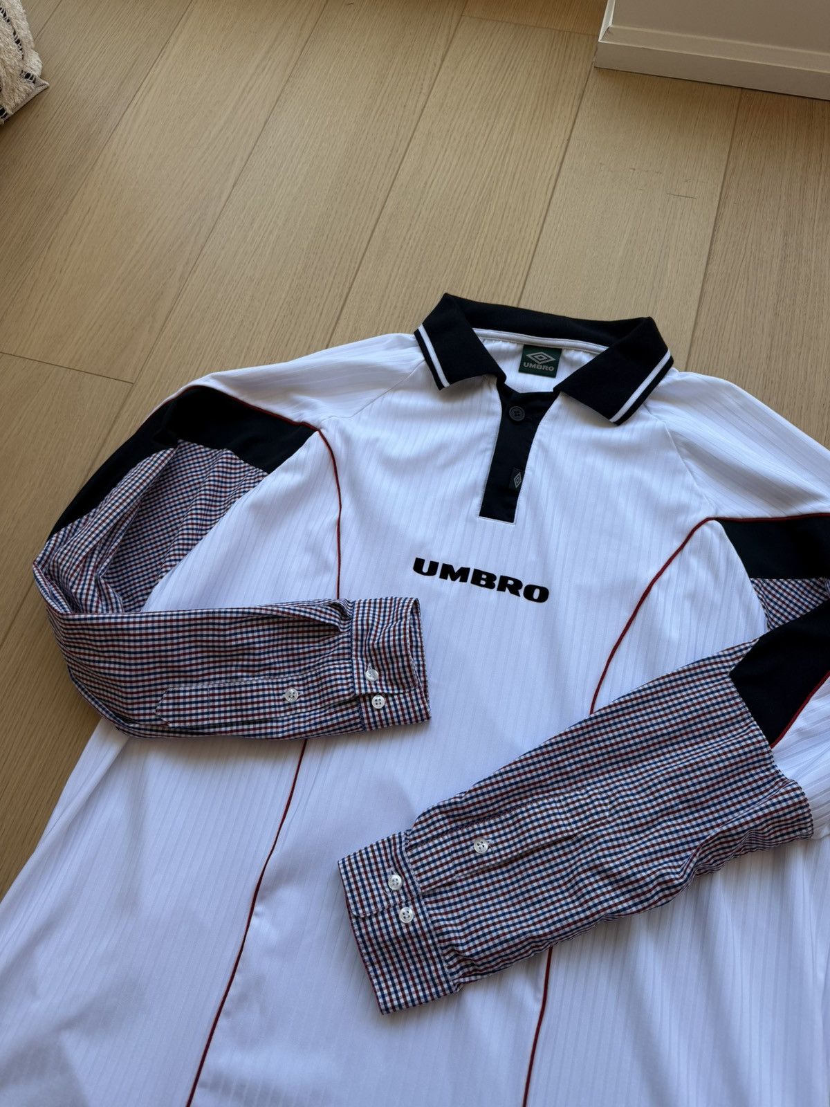 Umbro Umbro Jersey Flannel Hybrid Shirt XL Size US XL / EU 56 / 4 - 5 Thumbnail
