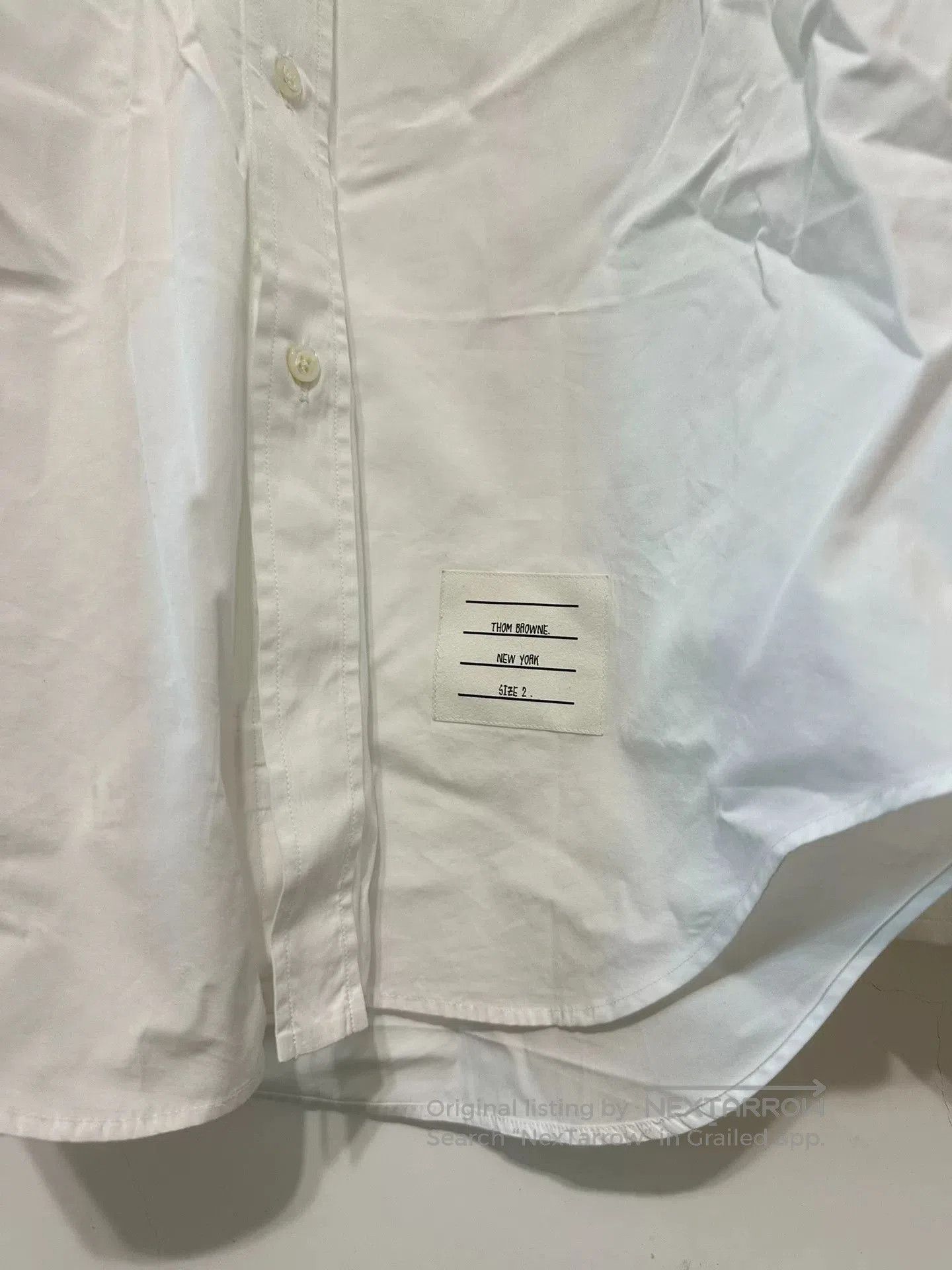 Thom Browne Thom Browne Classic Cuff Logo Shirt. Size US M / EU 48-50 / 2 - 4 Thumbnail