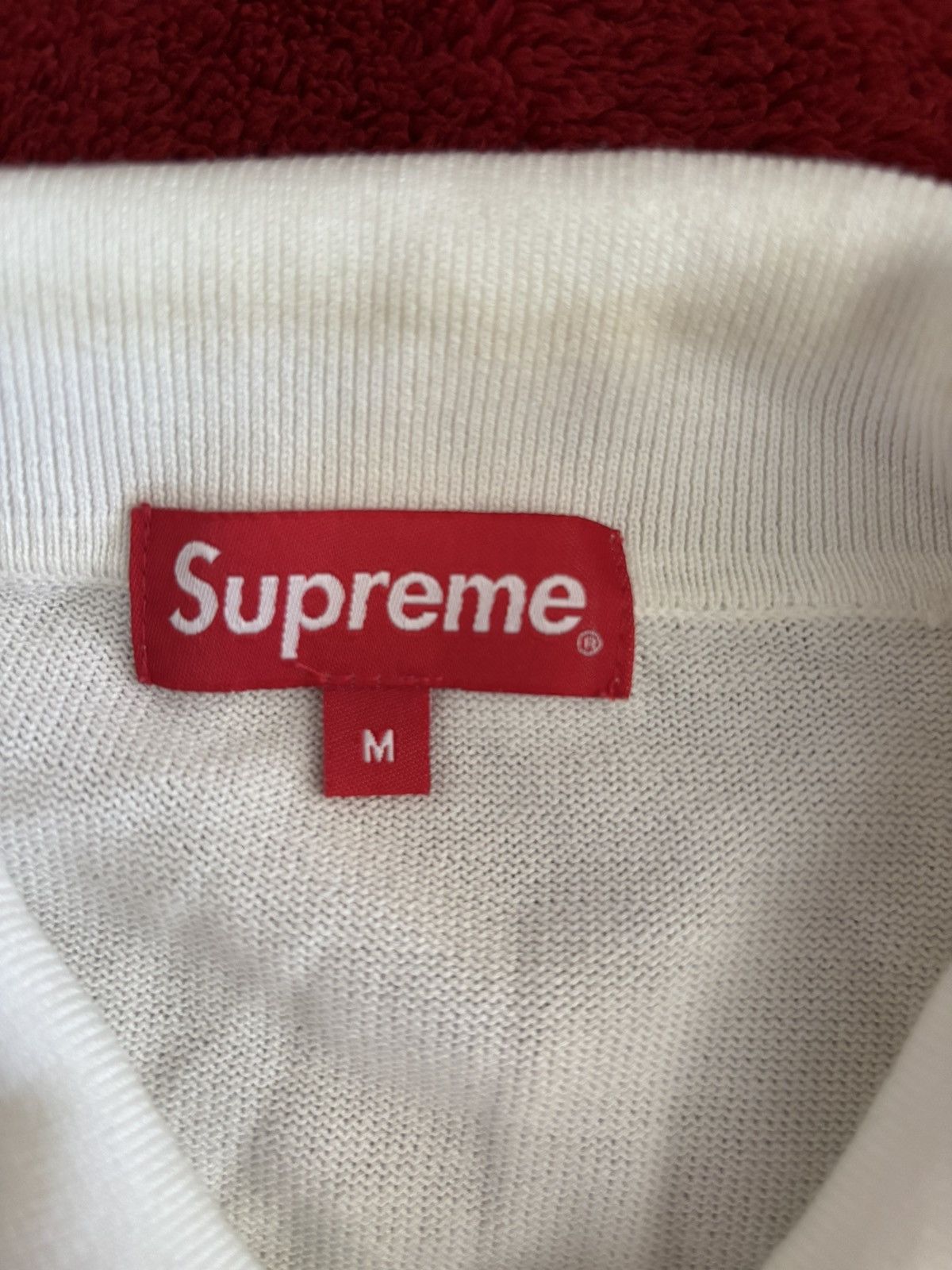 Supreme Dashes Zip Up Polo Size US M / EU 48-50 / 2 - 2 Thumbnail