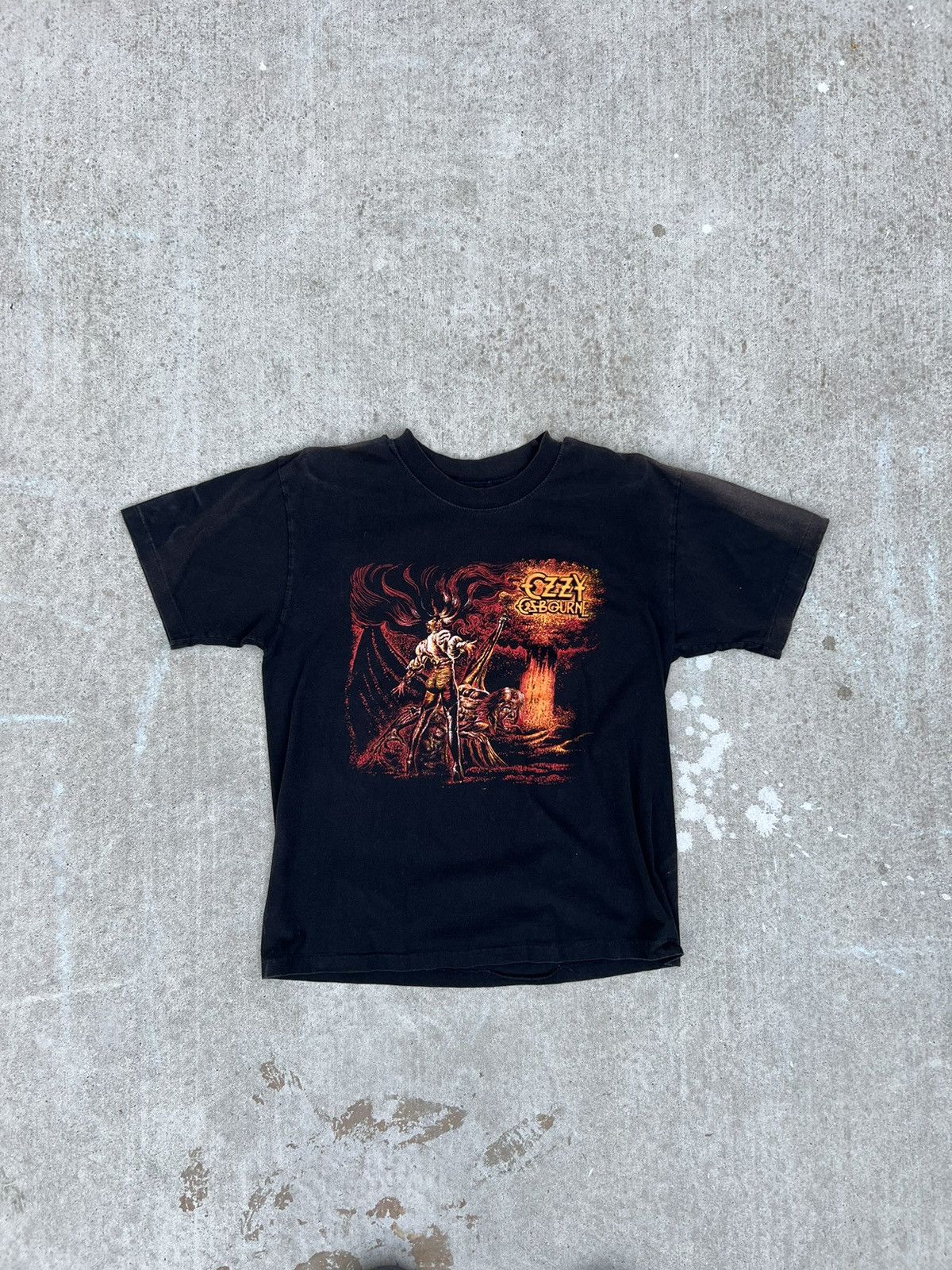 Band Tees × Vintage 80s Ozzy Osbron Tee Size US M / EU 48-50 / 2 - 1 Thumbnail
