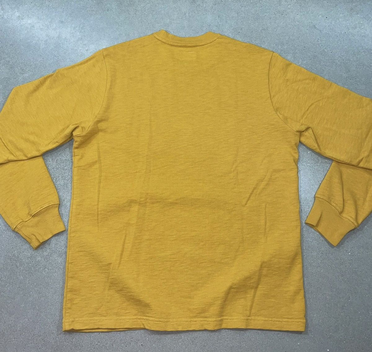 Supreme MINT: F/W 2018 Supreme L/S Pocket Tee "Mustard" Size US M / EU 48-50 / 2 - 8 Thumbnail