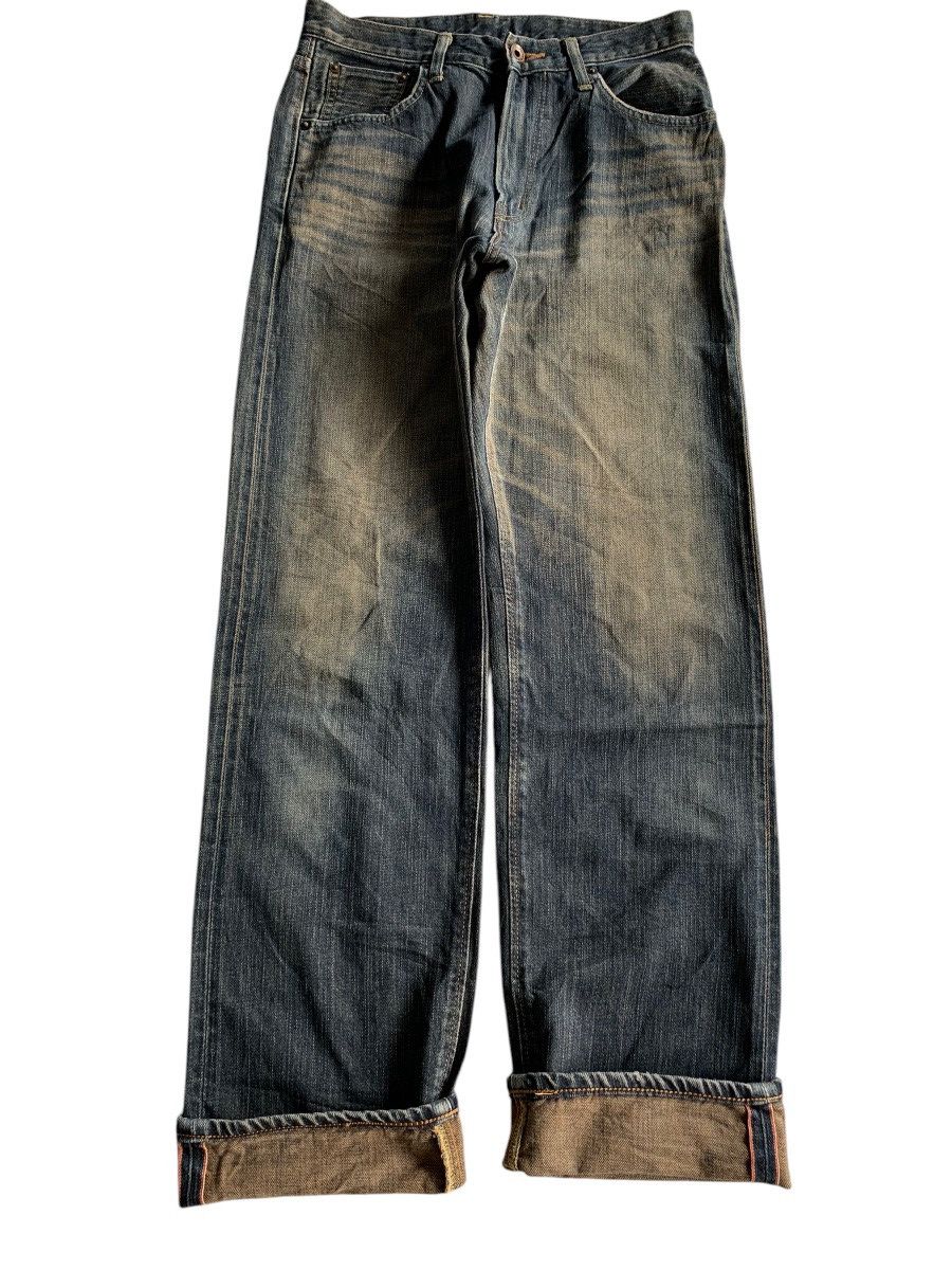 Japanese Brand × Kapital × Vintage VINTAGE EDWIN 505ZX SELVEDGE FADED&RUSTY DISTRESSED DENIM Size US 30 / EU 46 - 4 Thumbnail