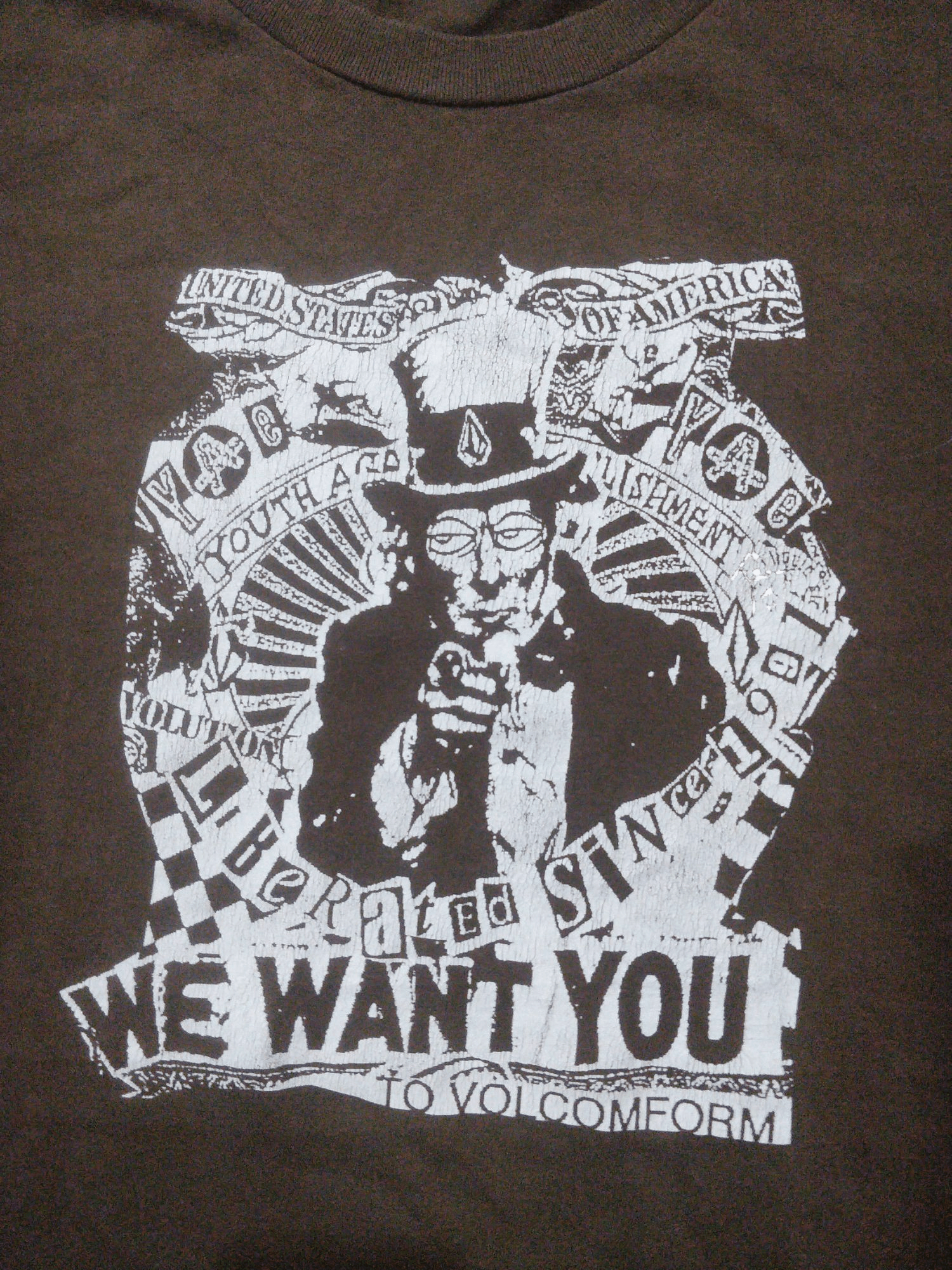 Vintage × Volcom Vtg Volcom Youth Against Embellishments Size US XL / EU 56 / 4 - 2 Thumbnail