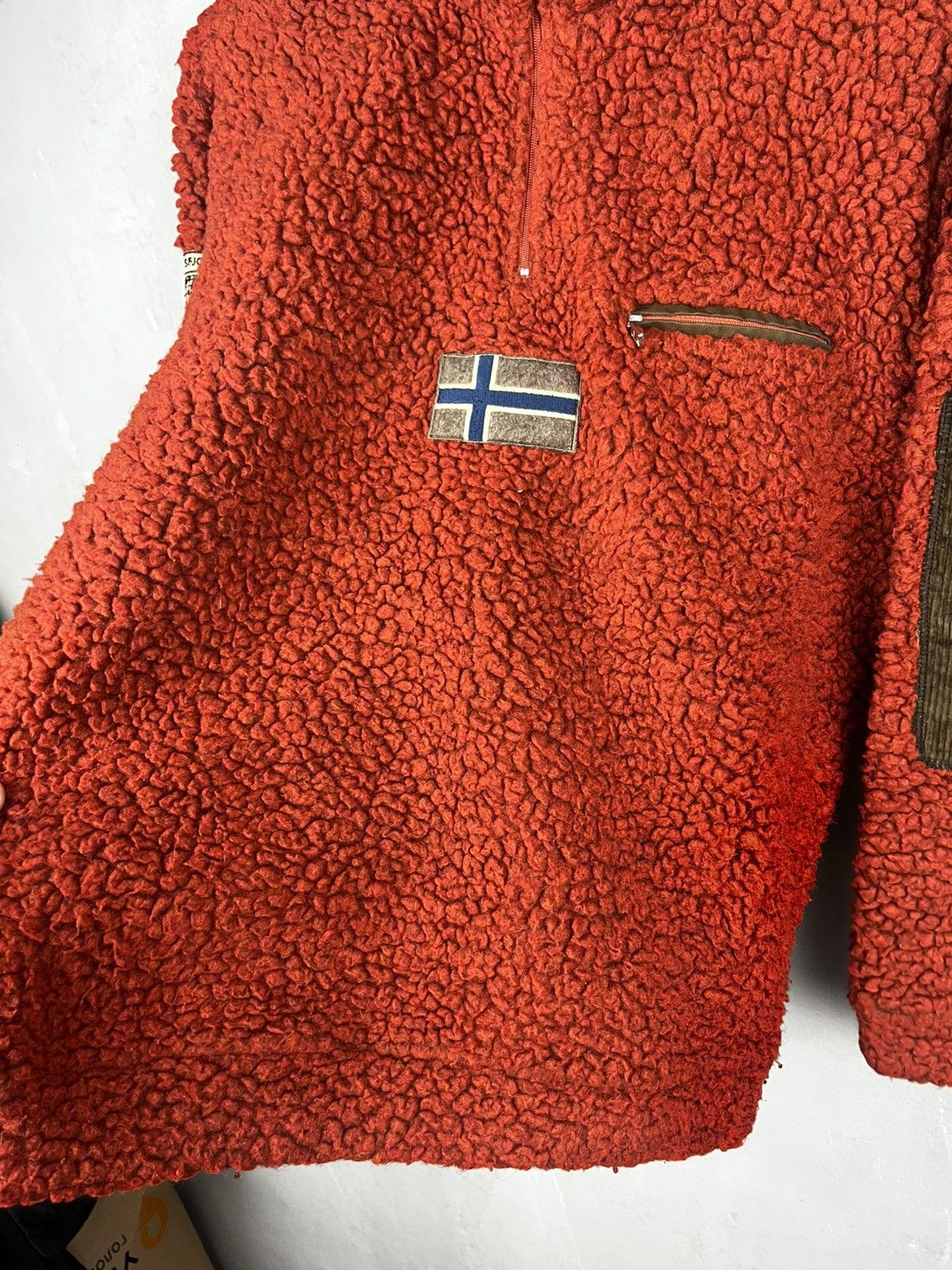Napapijri Napapijri Fleece Sherpa Jacket 1/4 Zip Pull Over Size Size US S / EU 44-46 / 1 - 9 Thumbnail