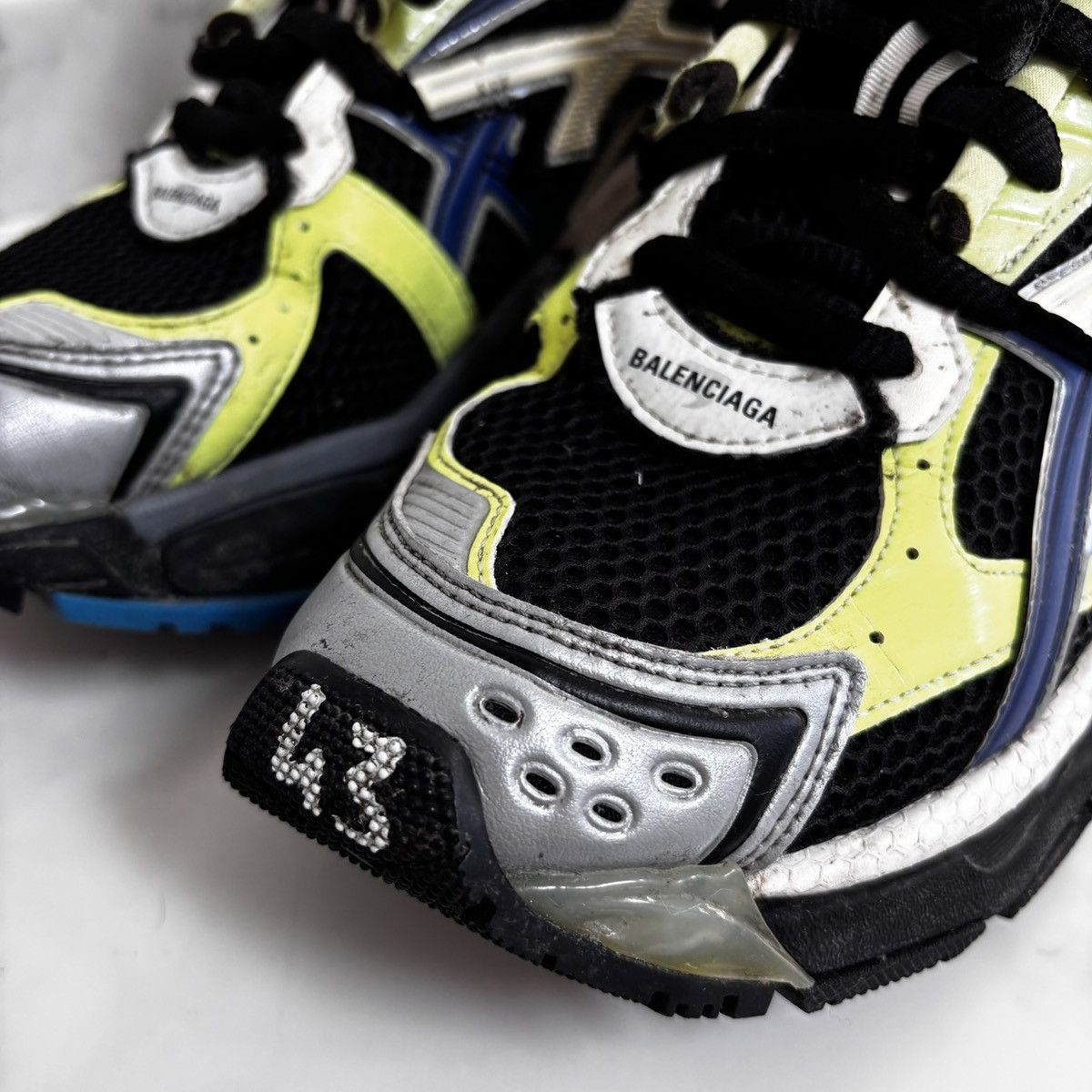 Balenciaga Balenciaga Track Sneaker Yellow Silver US 10 Size US 9 / EU 42 - 18 Thumbnail