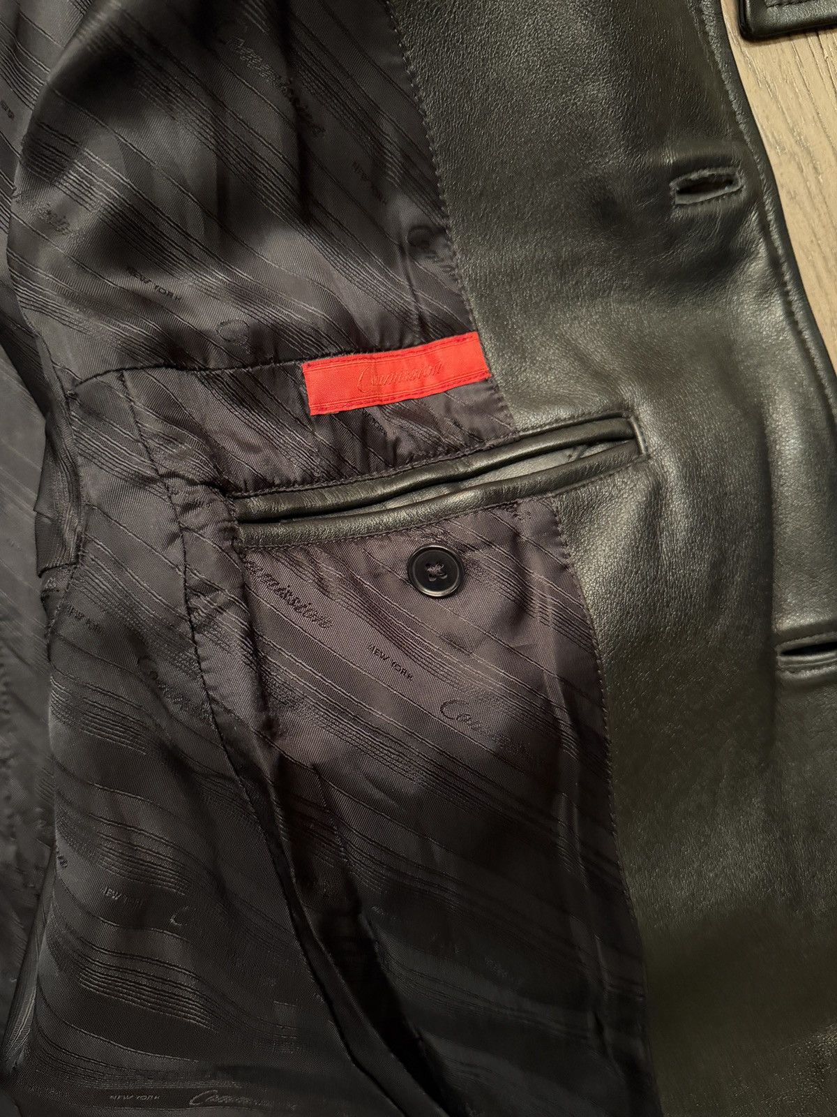 Commission Commission NYC Calfskin Curved Flap Jacket / RARE Size US M / EU 48-50 / 2 - 4 Thumbnail