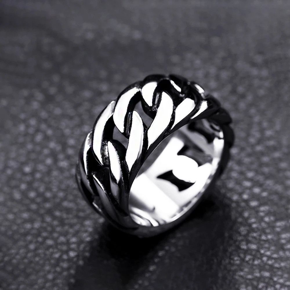 Jewelry Link Chain Ring Size ONE SIZE - 1 Thumbnail