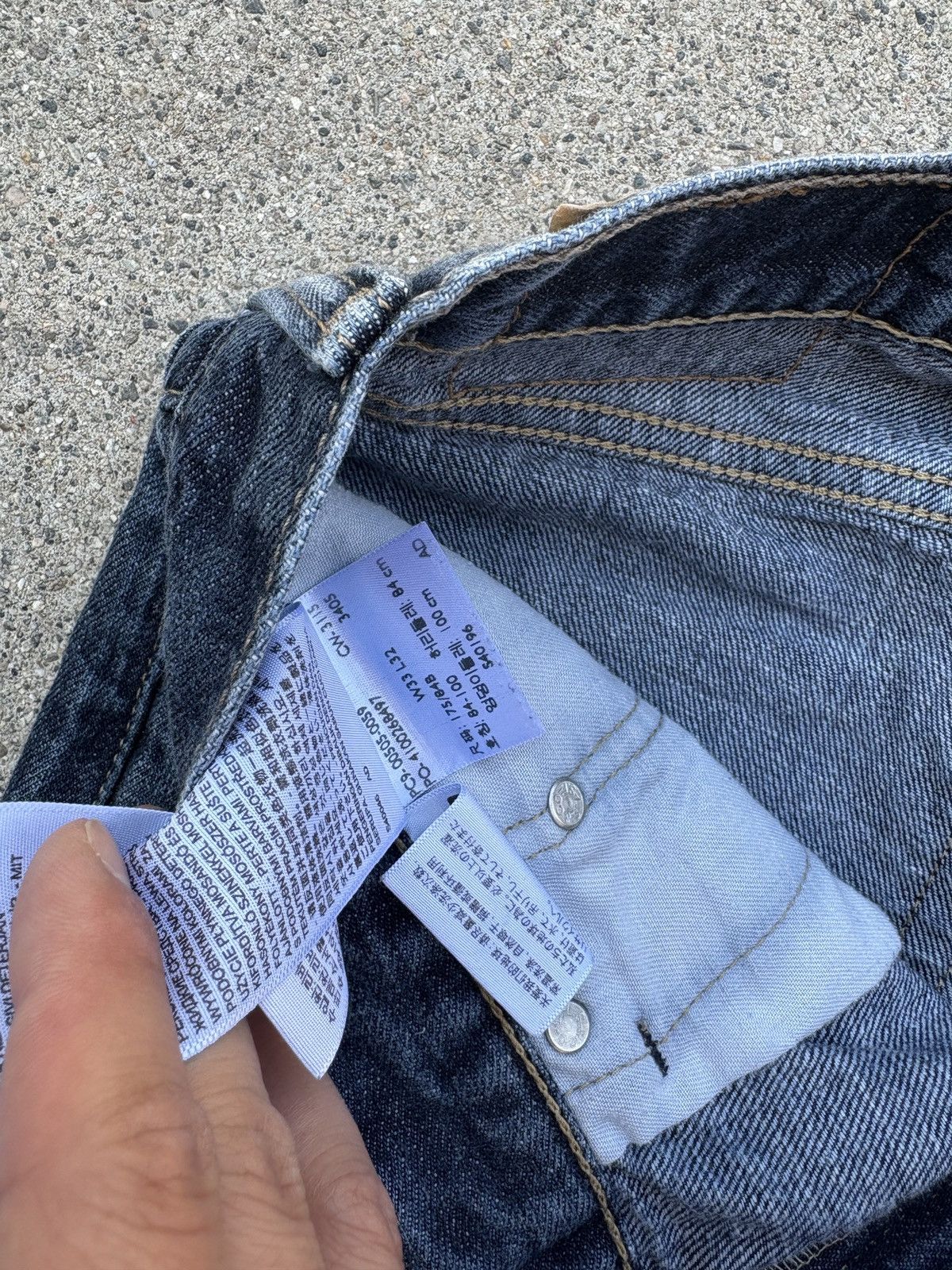 Levi's Vintage Y2K 505’ Levis Regular Fit M. Indigo Jeans Sz. 33x32 Size US 33 - 4 Thumbnail