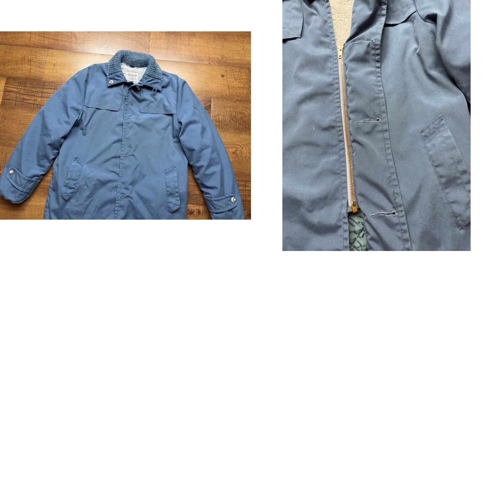 Sears VINTAGE Sears Fraternity Prep Blue Lined Jacket Coat XL Men’s Button-Front Rockabilly 1950s USA Made Size US XL / EU 56 / 4 - 9 Thumbnail