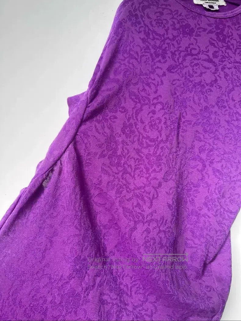 Junya Watanabe Junya Watanabe Purple lace dark textured top Size S / US 4 / IT 40 - 5 Thumbnail
