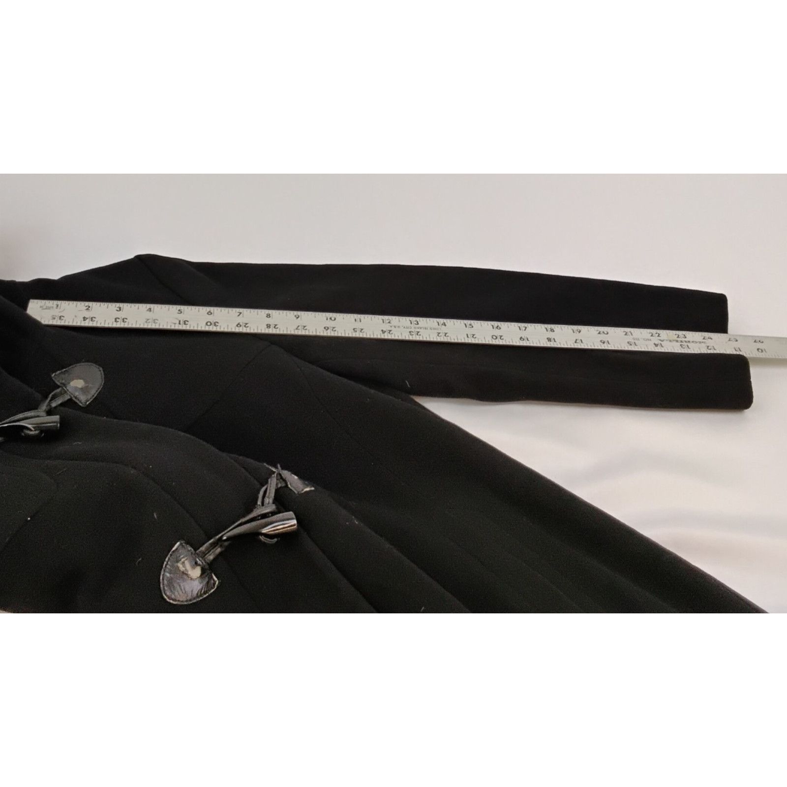 Pendleton Pendleton Wool Coat Women's 10 Petite Black Fox Fur Trim Size L / US 10 / IT 46 - 11 Thumbnail