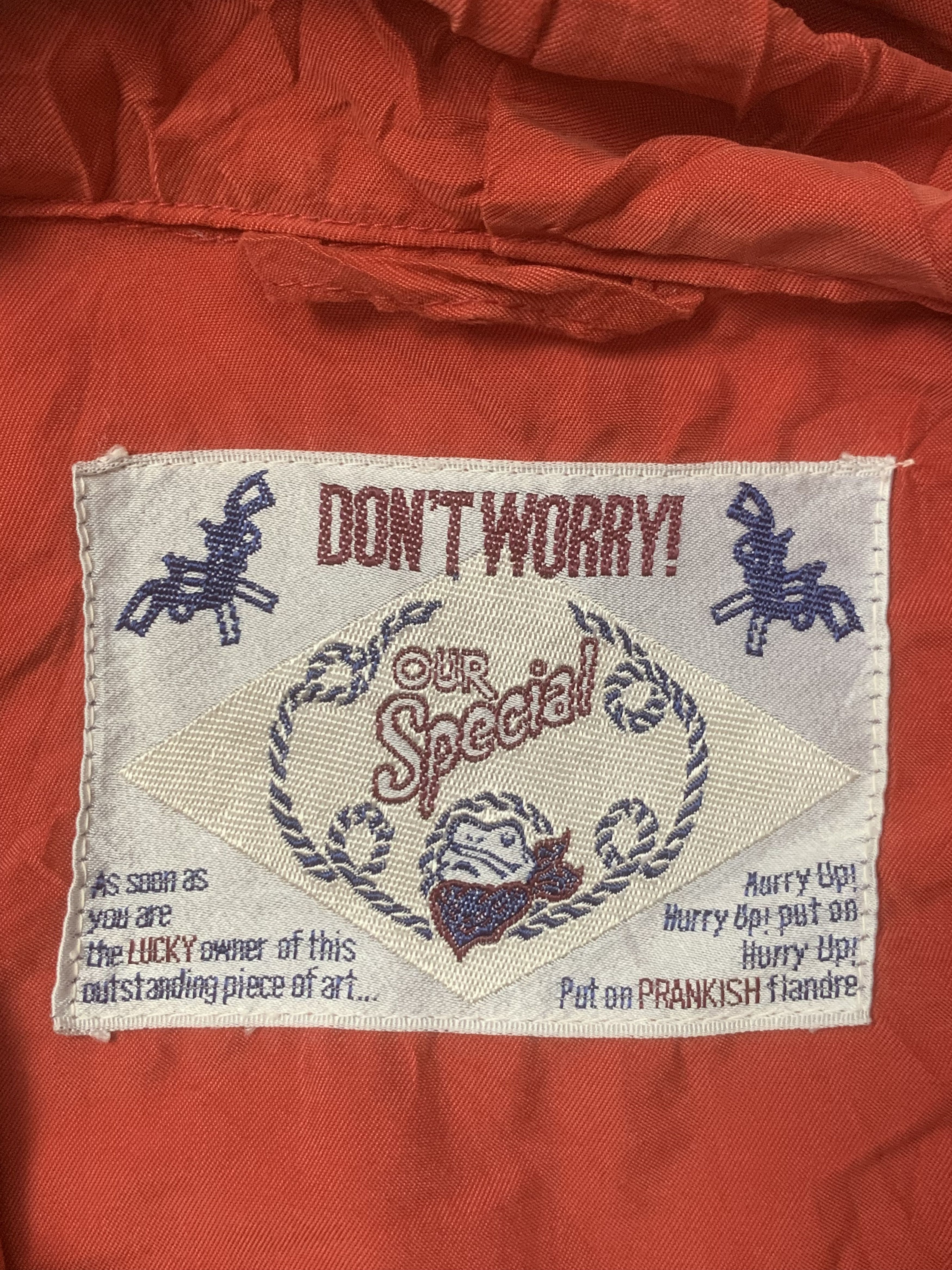 Japanese Brand × Vintage Rare Design Vintage Don’t Worry Prankish Flandre Hoodie Size US M / EU 48-50 / 2 - 3 Thumbnail