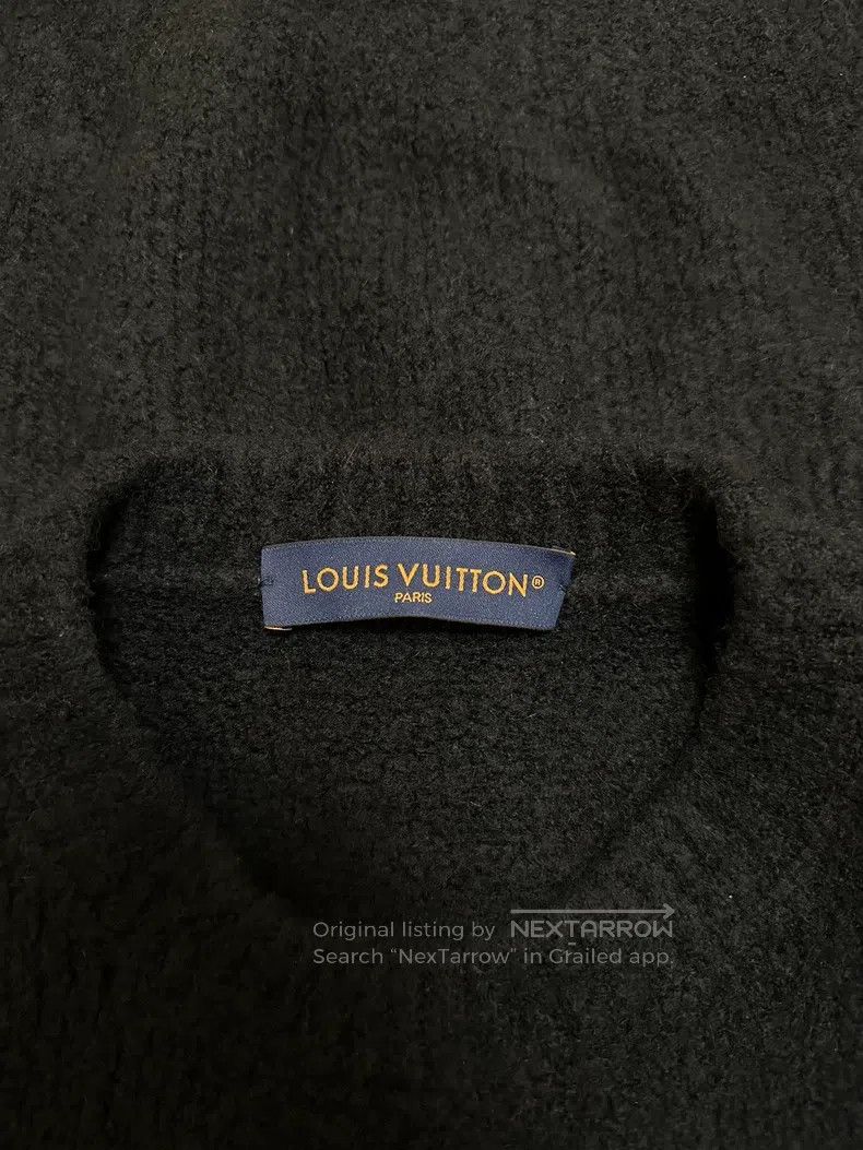 Louis Vuitton Louis Vuitton Logo intarsia teddy sweater Size US XXL / EU 58 / 5 - 3 Thumbnail