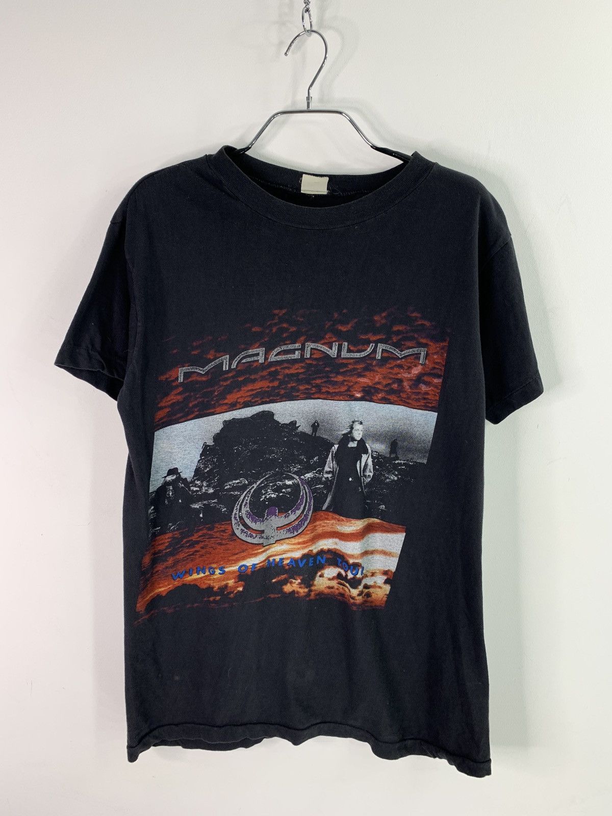 Band Tees × Vintage Vintage Magnum Wings Of Heaven Tour 1988 T-Shirt S/M Size Size US S / EU 44-46 / 1 - 1 Thumbnail