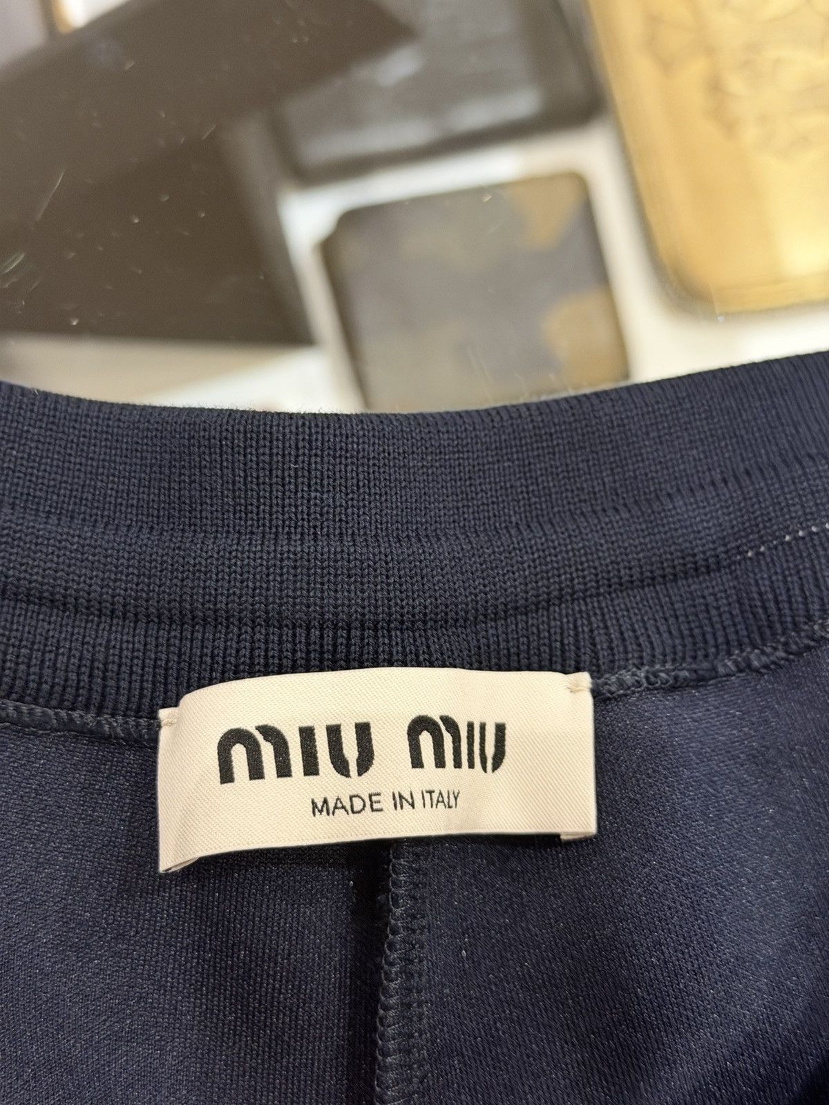 Miu Miu Miu Miu Logo Embroidered Technical Jersey Shorts Size US 32 / EU 48 - 5 Thumbnail