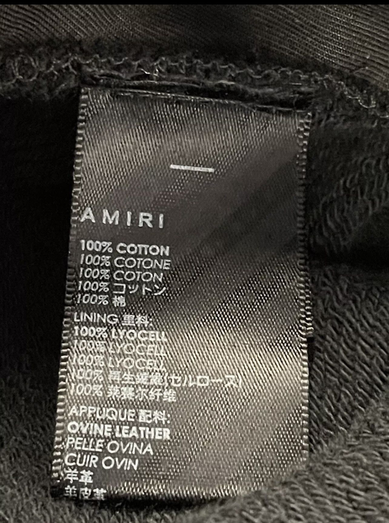 Amiri Size XXL - Amiri Chemist Black Camo Leather Patch Star Short Size US 40 / EU 56 - 10 Thumbnail
