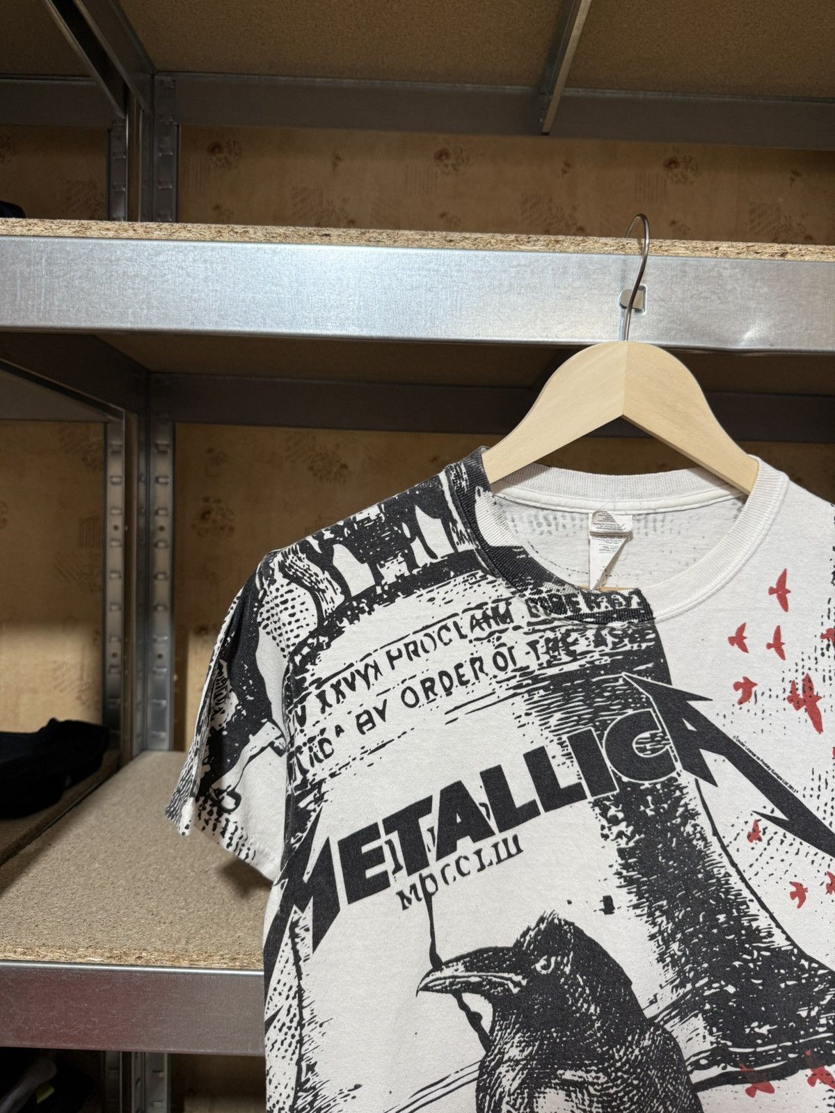 Band Tees × Metallica × Vintage Vintage 2013 Metallica For Whom The Bell Tolls Rock T-Shirt Size US S / EU 44-46 / 1 - 3 Thumbnail