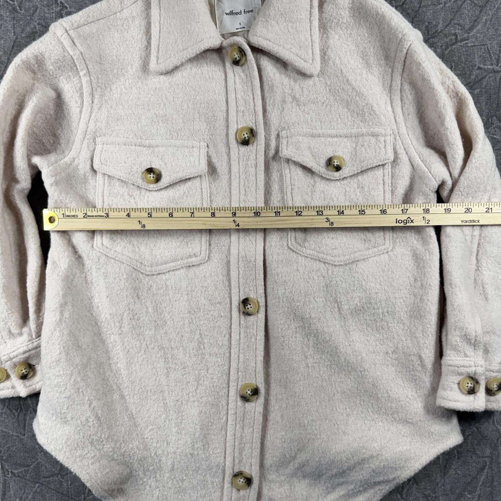 Other Wilfred Jacket Women's S Beige 100% Merino Wool Size S / US 4 / IT 40 - 4 Thumbnail